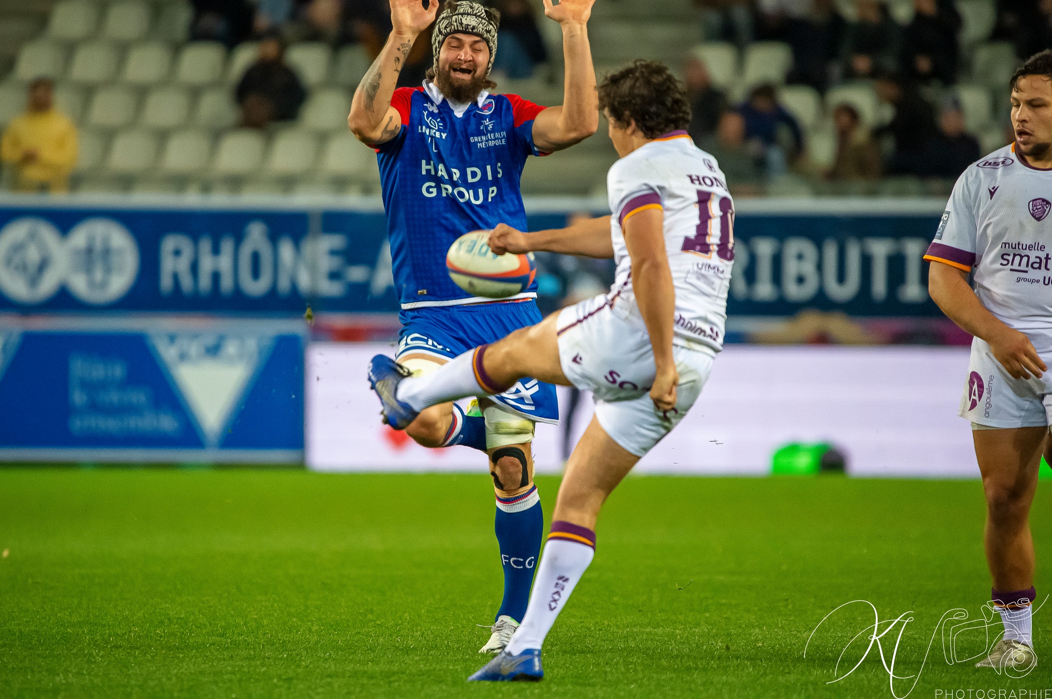 Thomas LAINAULT -  FC Grenoble Rugby - Soyaux Angoulême - Rugby - FC Grenoble (24) VS (18) Soyaux Angoulême (2022) (#FCGvsSA2022R11) Photo by: Karine Valentin | Siuxy Sports 2022-11-18