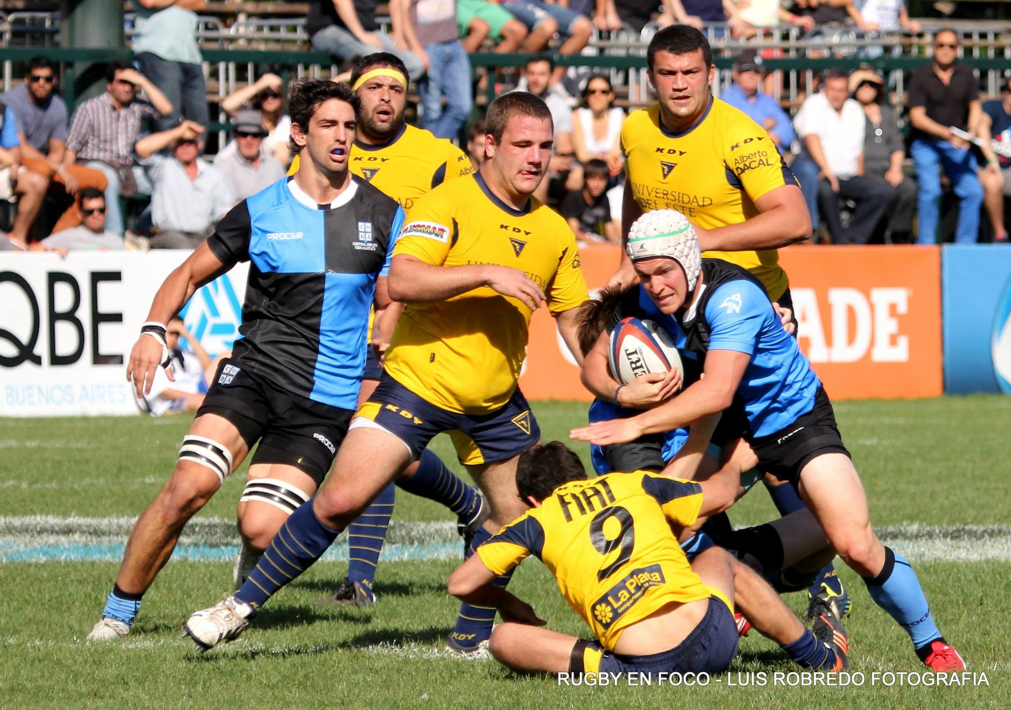 Tomás DE LA VEGA - Martin FONTAN - Javier NIEVAS -  Club Universitario de Buenos Aires - La Plata Rugby Club - Rugby - CUBA (27) vs (14) La Plata - Semis TOP 14 2014 - Match (#CUBAvsLaPlata2014match) Photo by: Luis Robredo | Siuxy Sports 2014-10-21