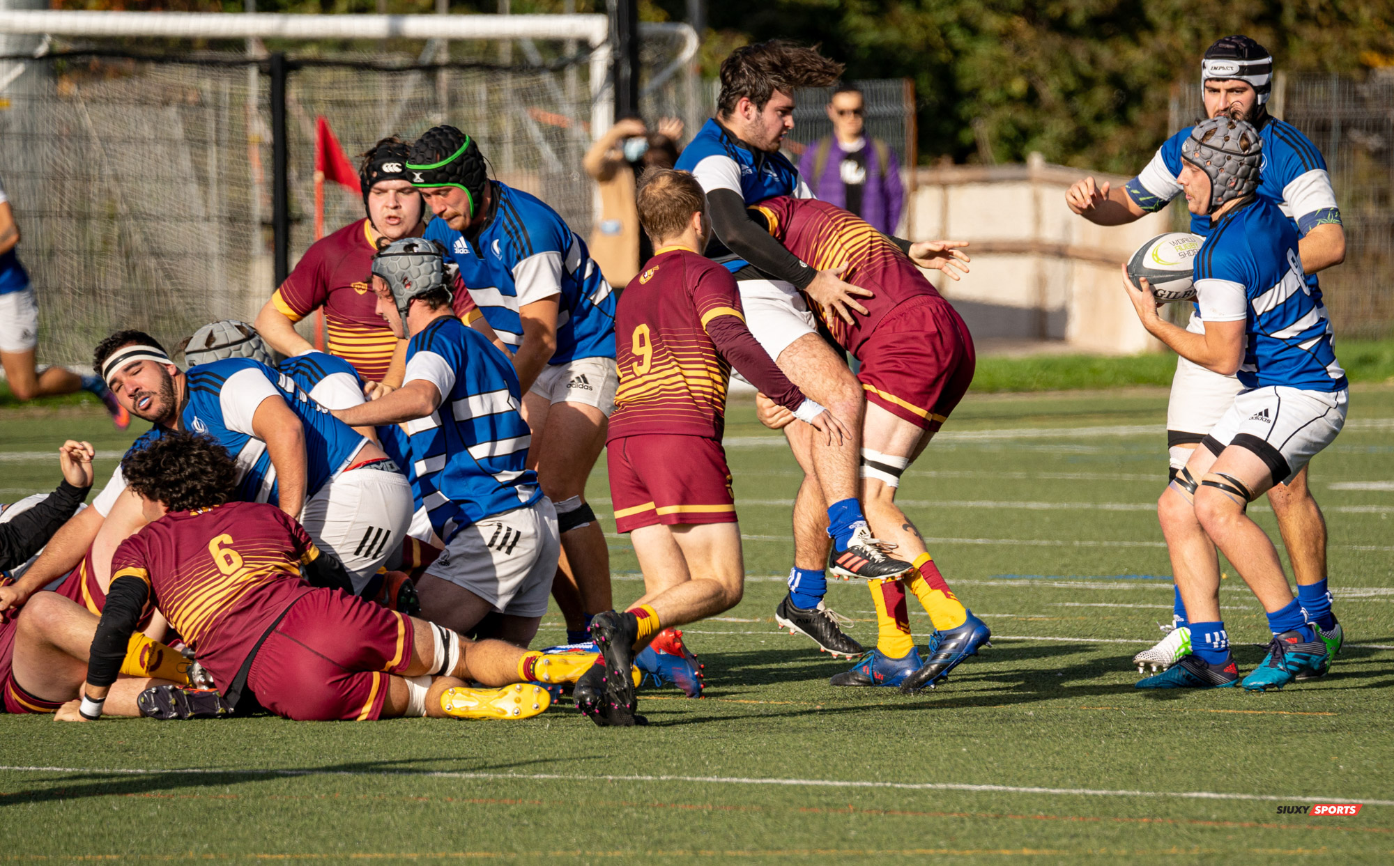 Joseph RIKELY-KRINDLE - Justin SAVOIE-DAVIES -  Université de Montréal - Université Concordia - Rugby -  (#UdeMvsConcordia2021M) Photo by:  | Siuxy Sports 2021-10-23