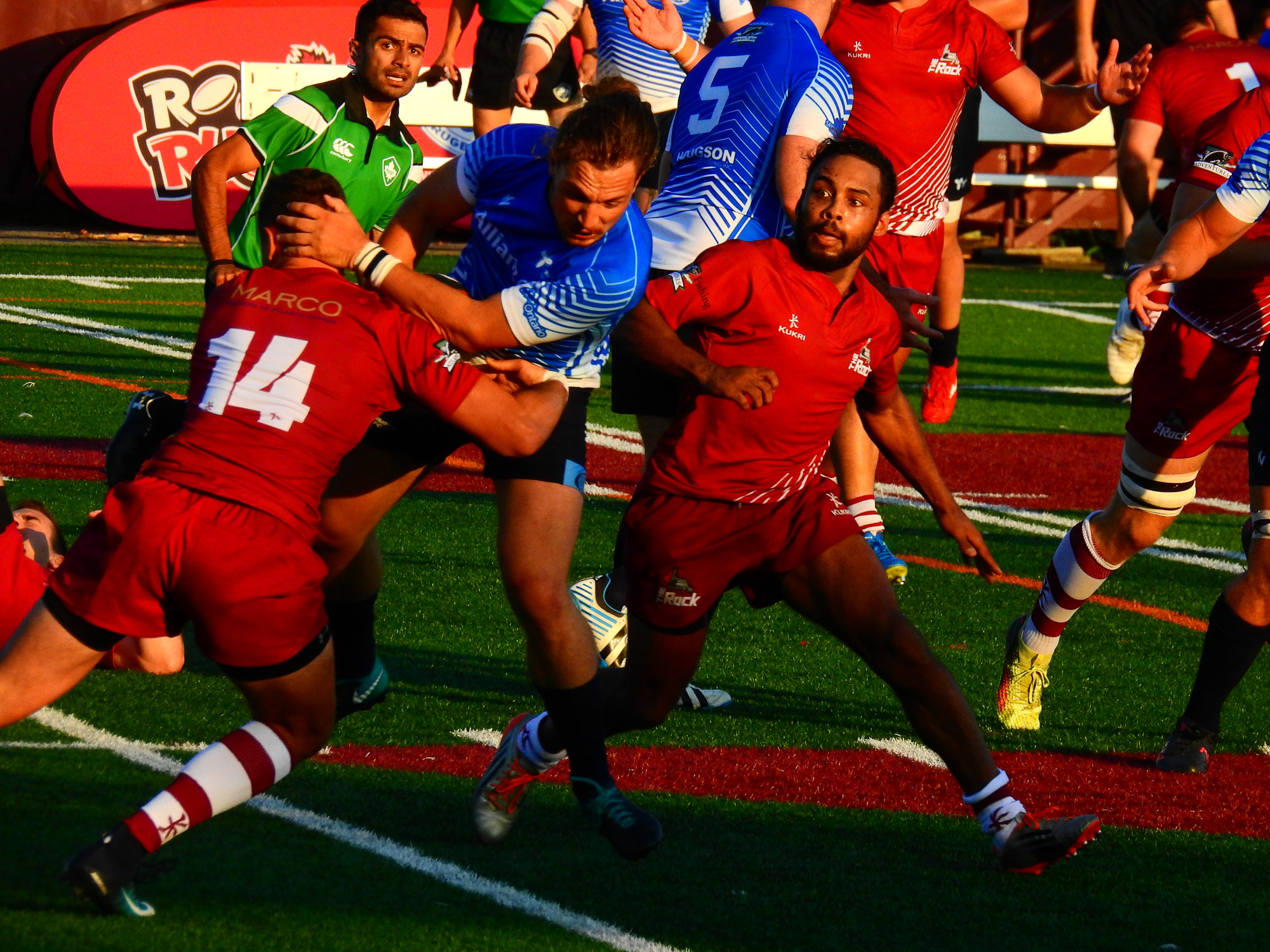  Newfoundland Rock - Ontario Blues - Rugby -  () Photo by:  | Siuxy Sports 2018-08-04