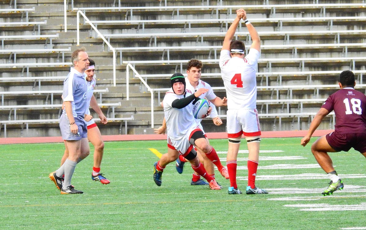 James FITZGERALD - Pierre GRISON - Jeremy OCKOMICHALAK -   -  - Rugby -  () Photo by:  | Siuxy Sports 2018-10-14