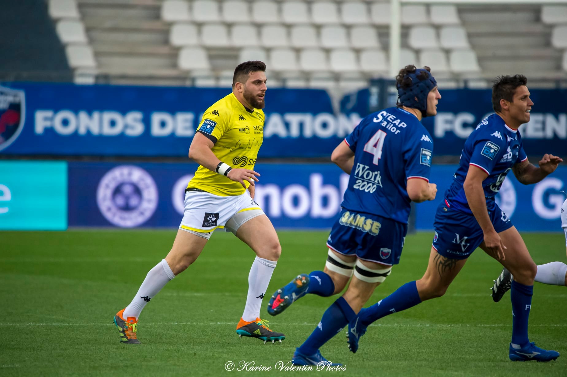 Romain BARTHÉLÉMY - José MADEIRA -  FC Grenoble Rugby - US Carcassonne - Rugby - Grenoble (28) vs (23) Carcassonne (#FCGRvsUSC2022) Photo by: Karine Valentin | Siuxy Sports 2022-04-22