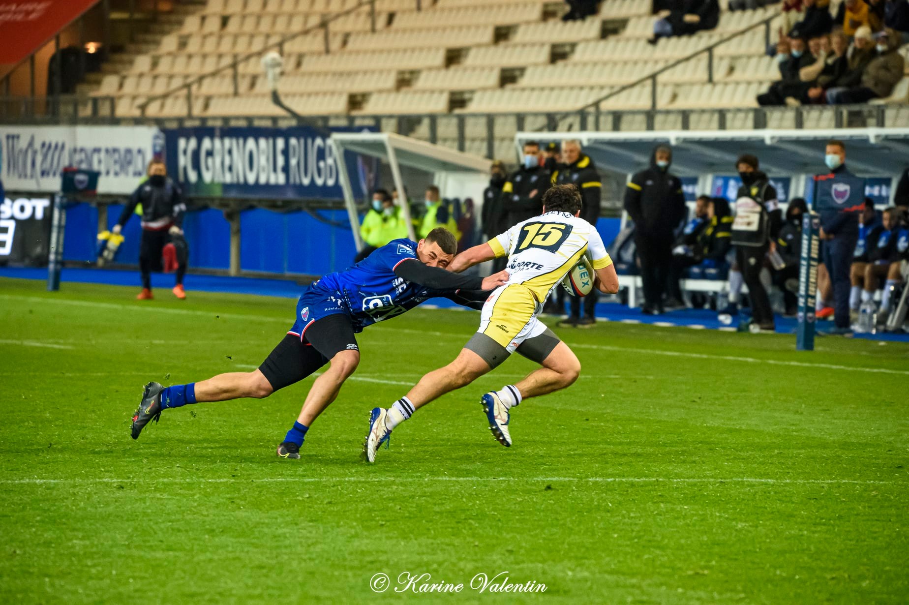 FC Grenoble Rugby - Stade Montois - Rugby -  (#GrenobleVsSMontois2021Dec) Photo by: Karine Valentin | Siuxy Sports 2021-12-09