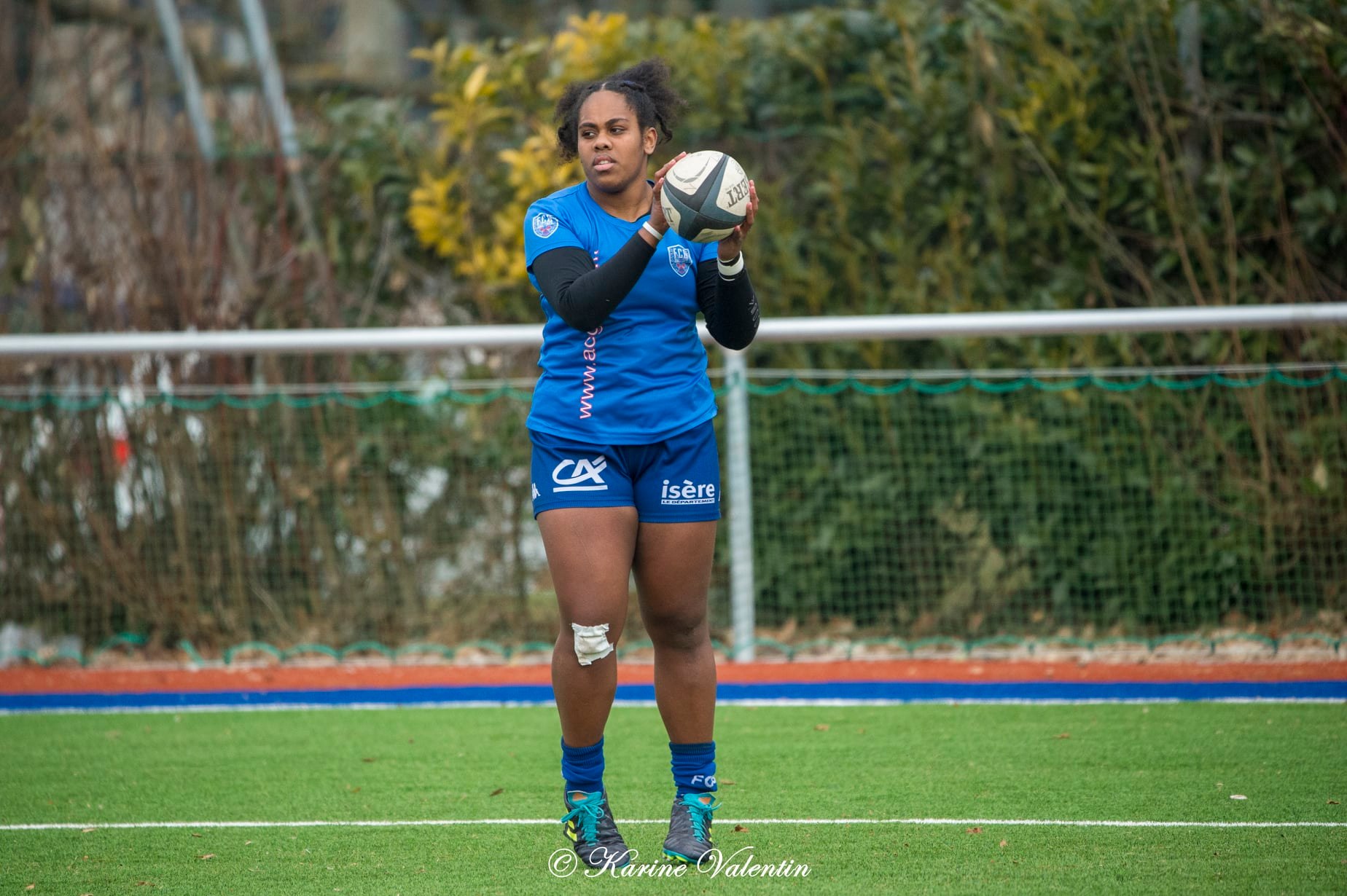 Makarita BALEINAGODO -  FC Grenoble Rugby -  - Rugby - Grenoble Amazones vs Stade Rennais Rugby (#AmazonesVsSRR2022jan) Photo by: Karine Valentin | Siuxy Sports 2022-01-30