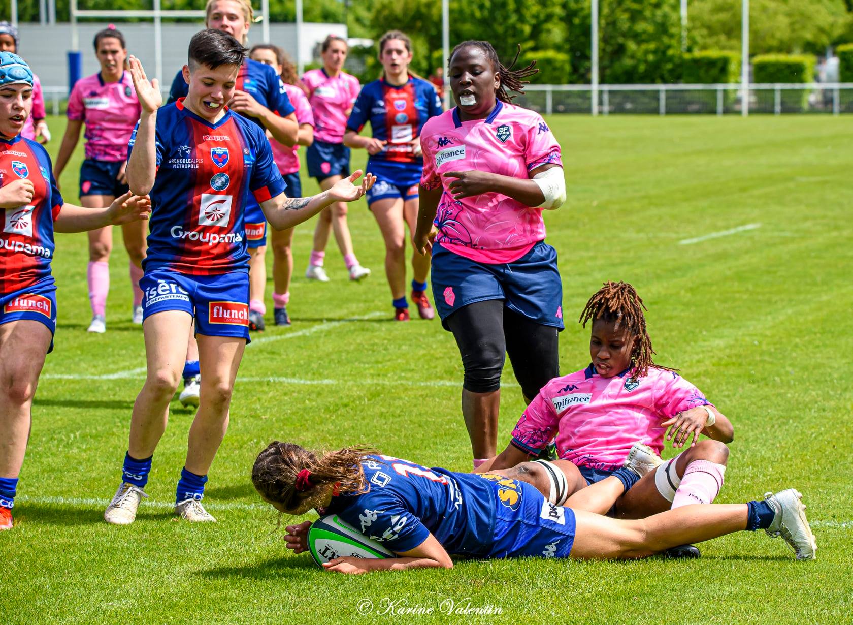Oceane BUISSON - Julia TURC -  FC Grenoble Rugby - Stade Français - Rugby -  (#GrenobleVsStdFrancais2021) Photo by: Karine Valentin | Siuxy Sports 2021-05-23