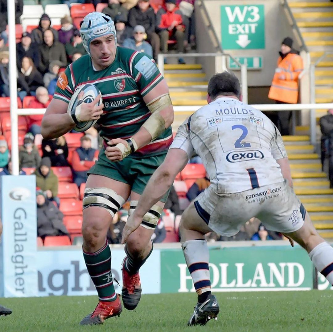 Tomás LAVANINI - Matthew Gary MOULDS -  Leicester Football Club -  - Rugby - Lavanini en modo 'bestia' () Photo by:  | Siuxy Sports 2020-02-29