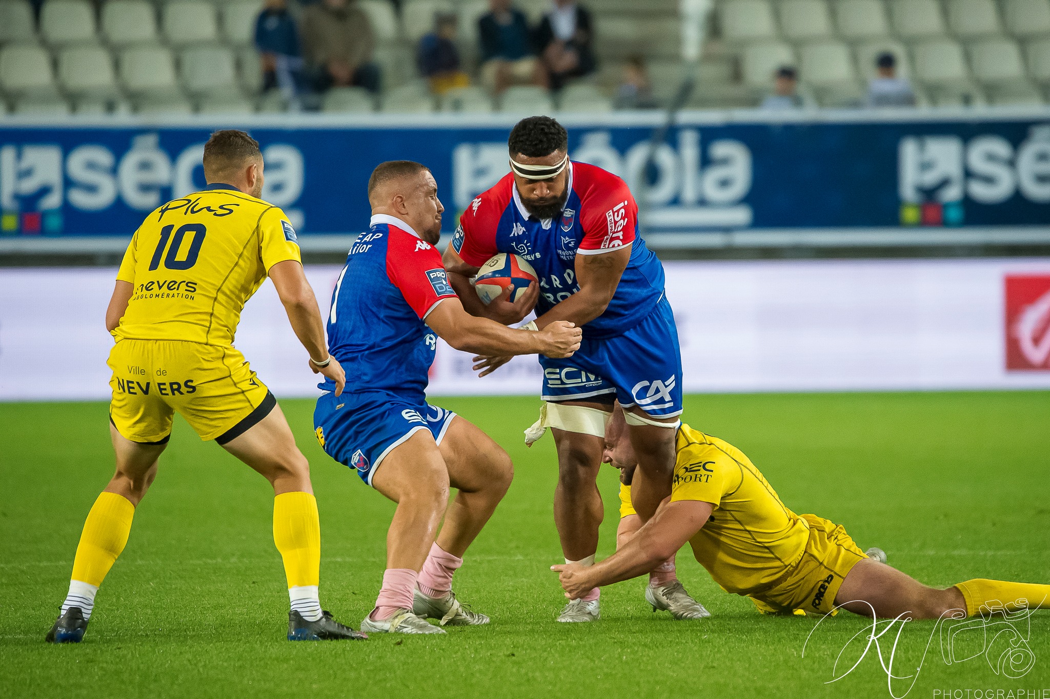 Pio MUARUA -  FC Grenoble Rugby - USON Nevers - Rugby - FC GRENOBLE RUGBY (19) VS USON NEVERS (18) - 2022 (#FCGvsUSONm22022) Photo by: Karine Valentin | Siuxy Sports 2022-10-27