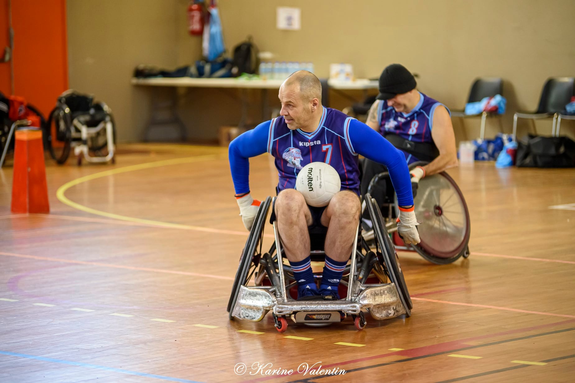  CS Bourgoin-Jallieu -  - Wheelchair rugby -  (#QuadRugbyGrenBourg2021Nov) Photo by: Karine Valentin | Siuxy Sports 2021-11-20