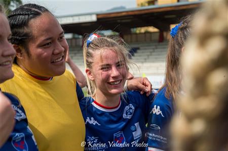 Coraline Duret - Rugby - FCG Amazones (24) vs (19) LMRCV - 1/4 de finale Fed 1  - FC Grenoble Rugby - Lille Métropole Rugby Club Villeneuvois