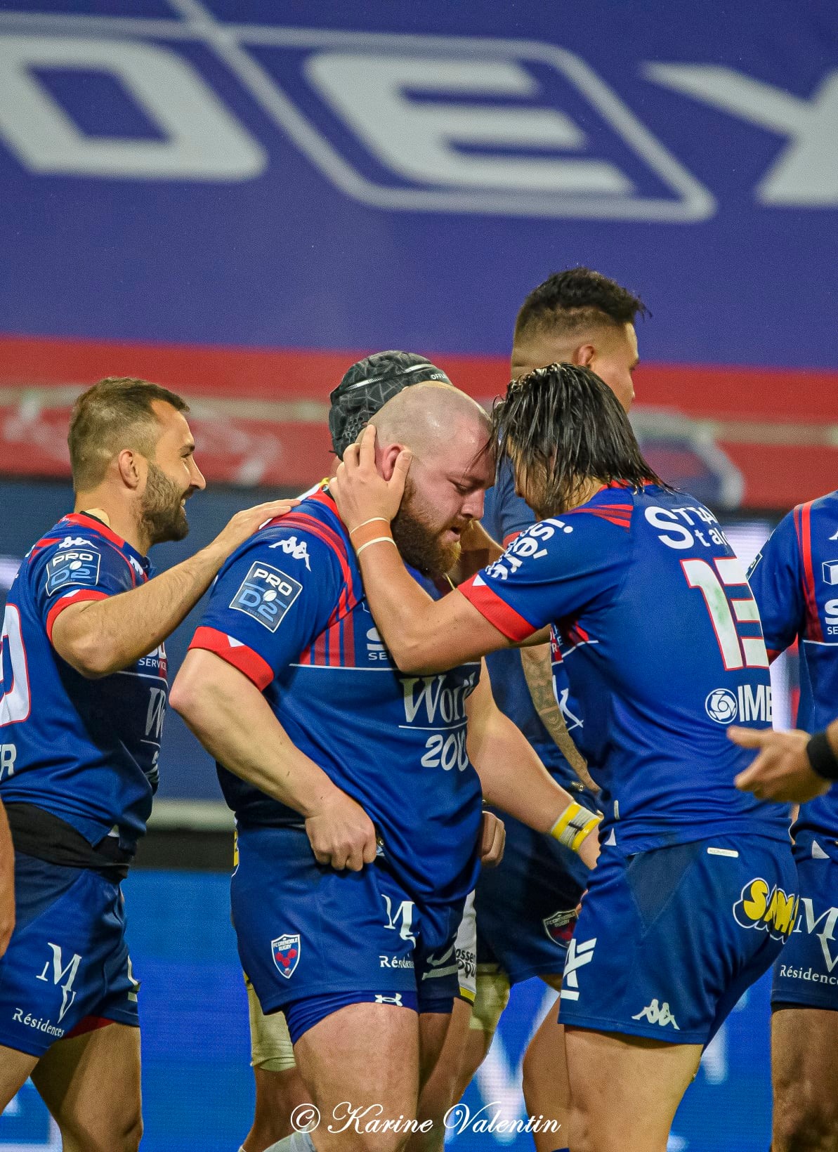 Eric ESCANDE - Ilia KAIKATSISHVILI -  FC Grenoble Rugby -  - Rugby - FC Grenoble Rugby VS US Carcassonne (#GrenobleCarcassonne2021Mai) Photo by: Karine Valentin | Siuxy Sports 2021-05-06