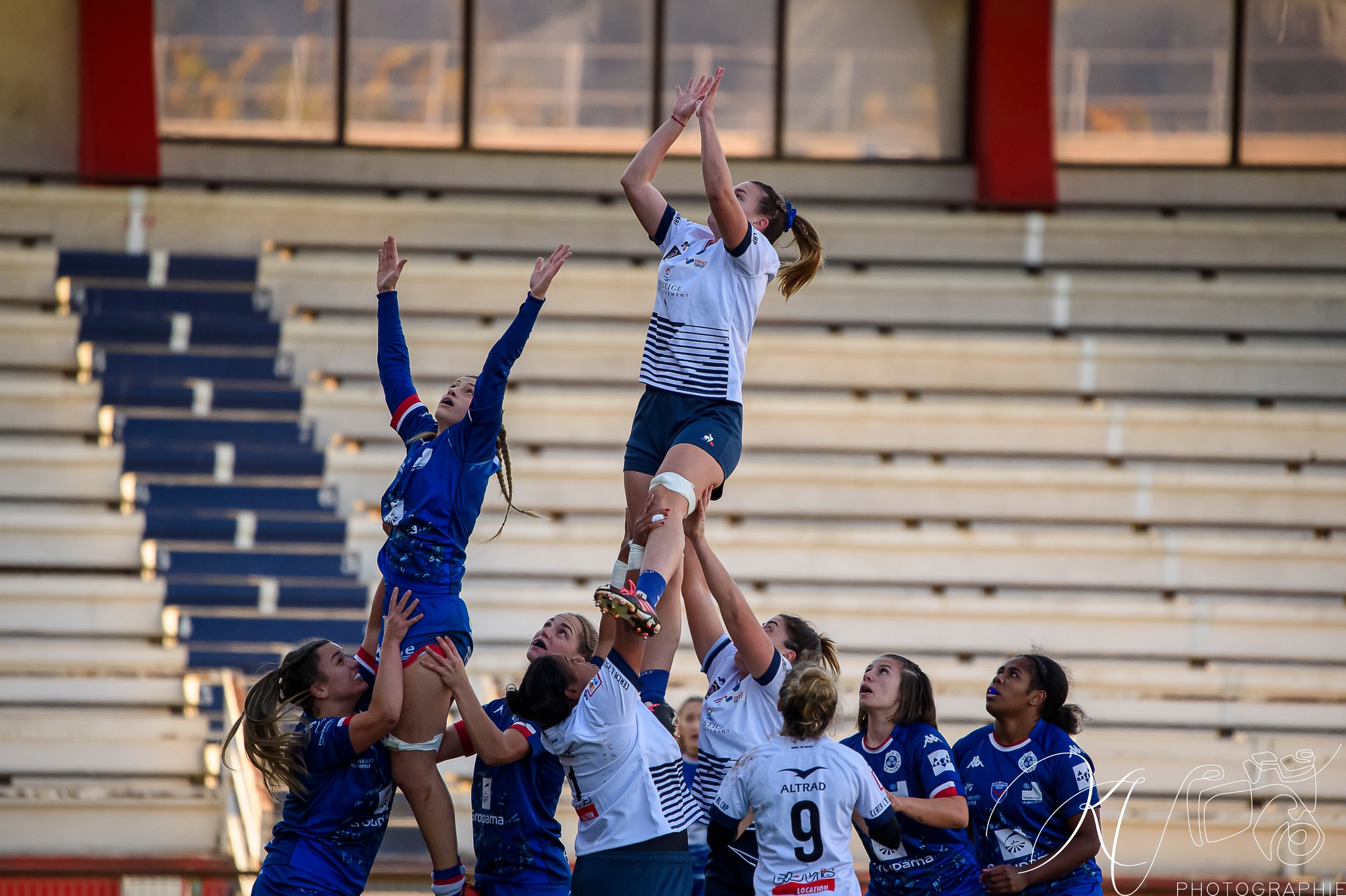  FC Grenoble Rugby - Montpellier Hérault Rugby - Rugby - Amazones (17) vs (10) MHR (#AmazonesVsMHR2022) Photo by: Karine Valentin | Siuxy Sports 2022-11-20