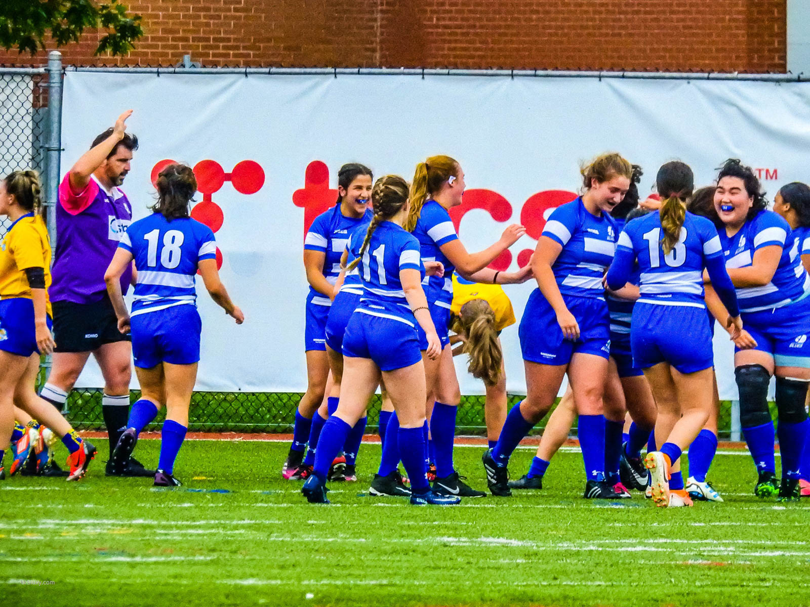  College Dawson -  - Rugby - Try ! (#AbbottvsDawsonW2021) Photo by:  | Siuxy Sports 2021-10-03