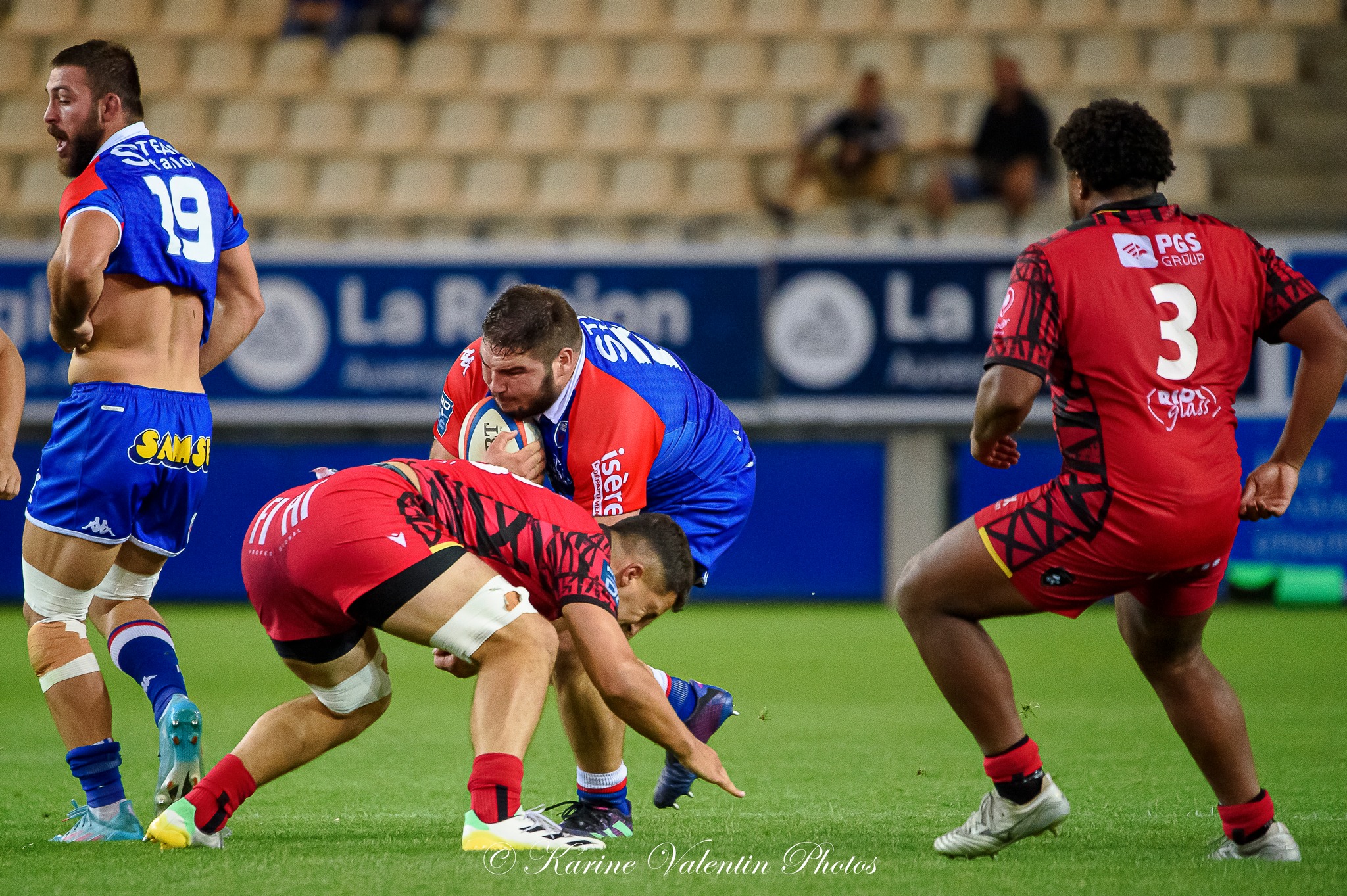 Regis MONTAGNE -  FC Grenoble Rugby - Rouen Normandie Rugby - Rugby - FC Grenoble (20) vs (6) Rouen (#FCGvsRouen2022ReelA) Photo by: Karine Valentin | Siuxy Sports 2022-09-16