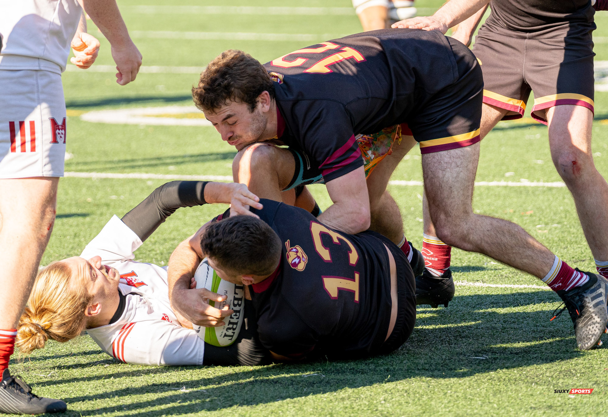 Brendan MACKENZIE - Aidan MCMULLAN -  Université McGill - Université Concordia - Rugby -  (#McGillvsConcordiaFinalsM) Photo by:  | Siuxy Sports 2021-11-06