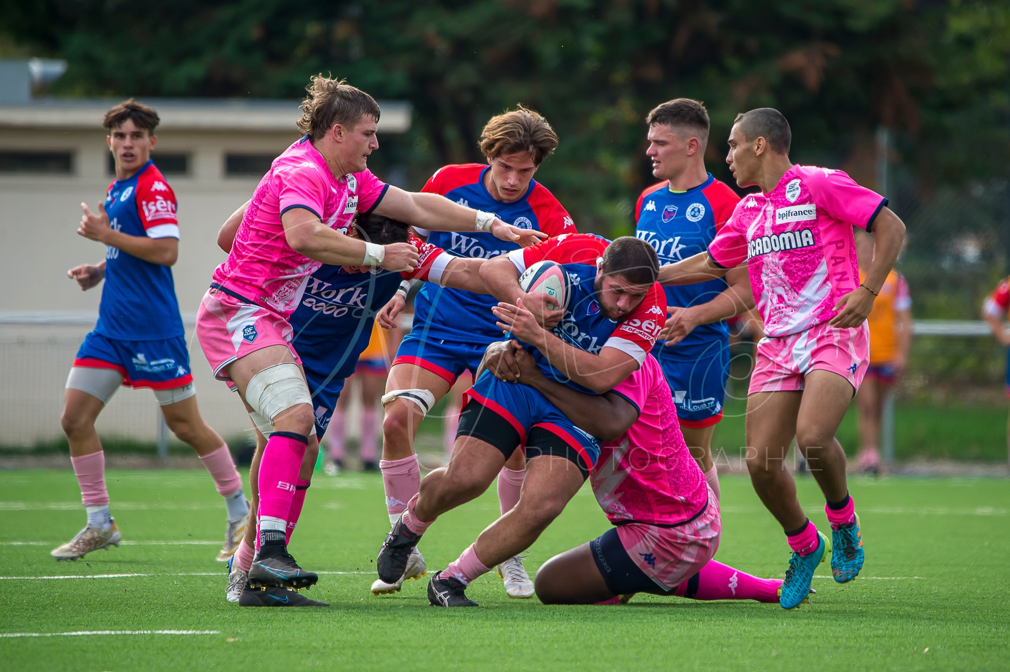  FC Grenoble Rugby - Stade Français - Rugby - Espoirs - FCG (44) vs (17) Stade Français (#FCGSTFespoirs2022) Photo by: Karine Valentin | Siuxy Sports 2022-10-09