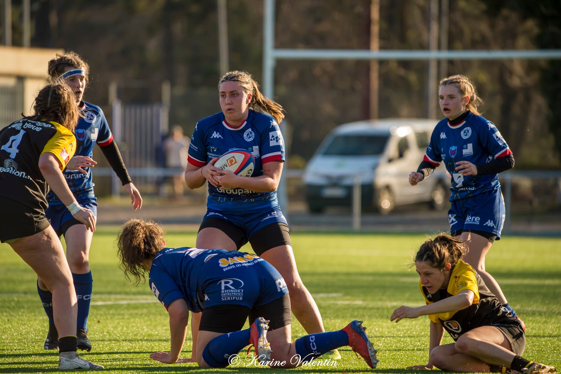  FC Grenoble Rugby - Stade Olympique de Chambéry rugby - Rugby - FC Grenoble (76-7) SOC Rugby - Féd1 (#AmazonesVsSOC2022) Photo by: Karine Valentin | Siuxy Sports 2022-02-27