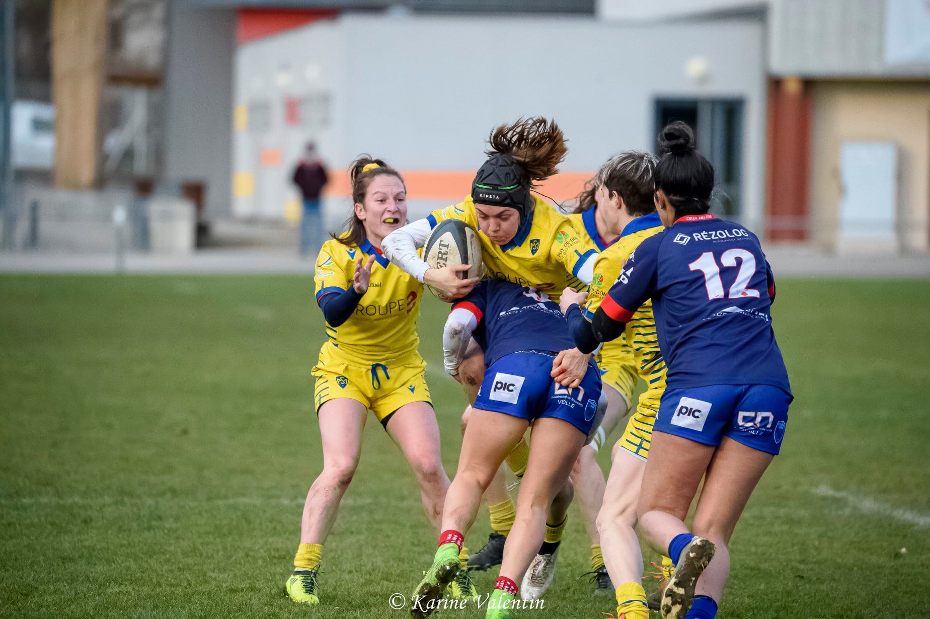  FC Grenoble Rugby - ASM Romagnat rugby féminin - Rugby - FC Grenoble VS ASM Romagnat (#GrenobleVsASMR2021jan) Photo by: Karine Valentin | Siuxy Sports 2021-01-24