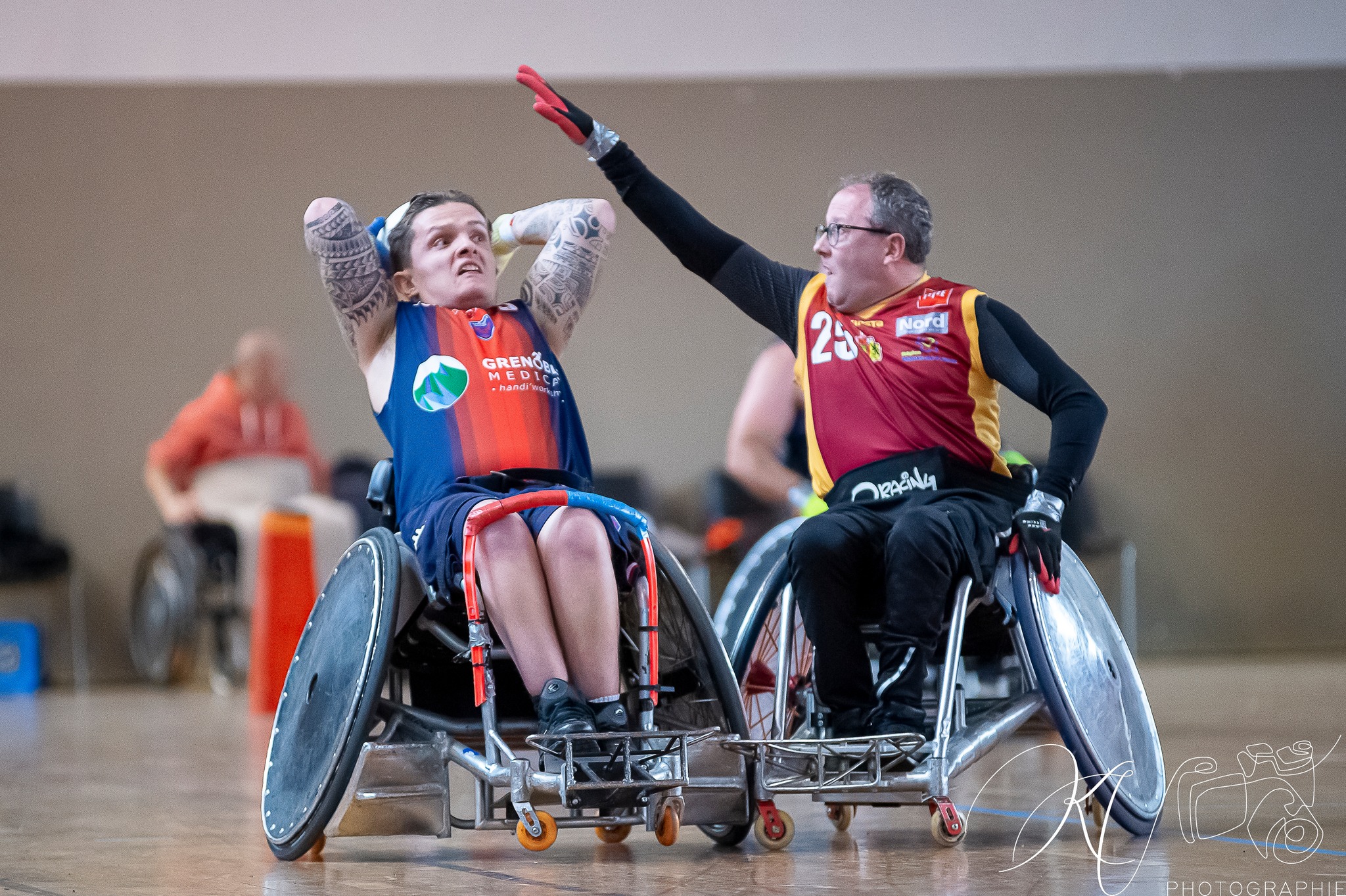  FC Grenoble Rugby -  - Wheelchair rugby - CHAMPIONNAT DE FRANCE RUGBY FAUTEUIL (#CHAMPFrRugbyFauteuil2022) Photo by: Karine Valentin | Siuxy Sports 2022-11-19