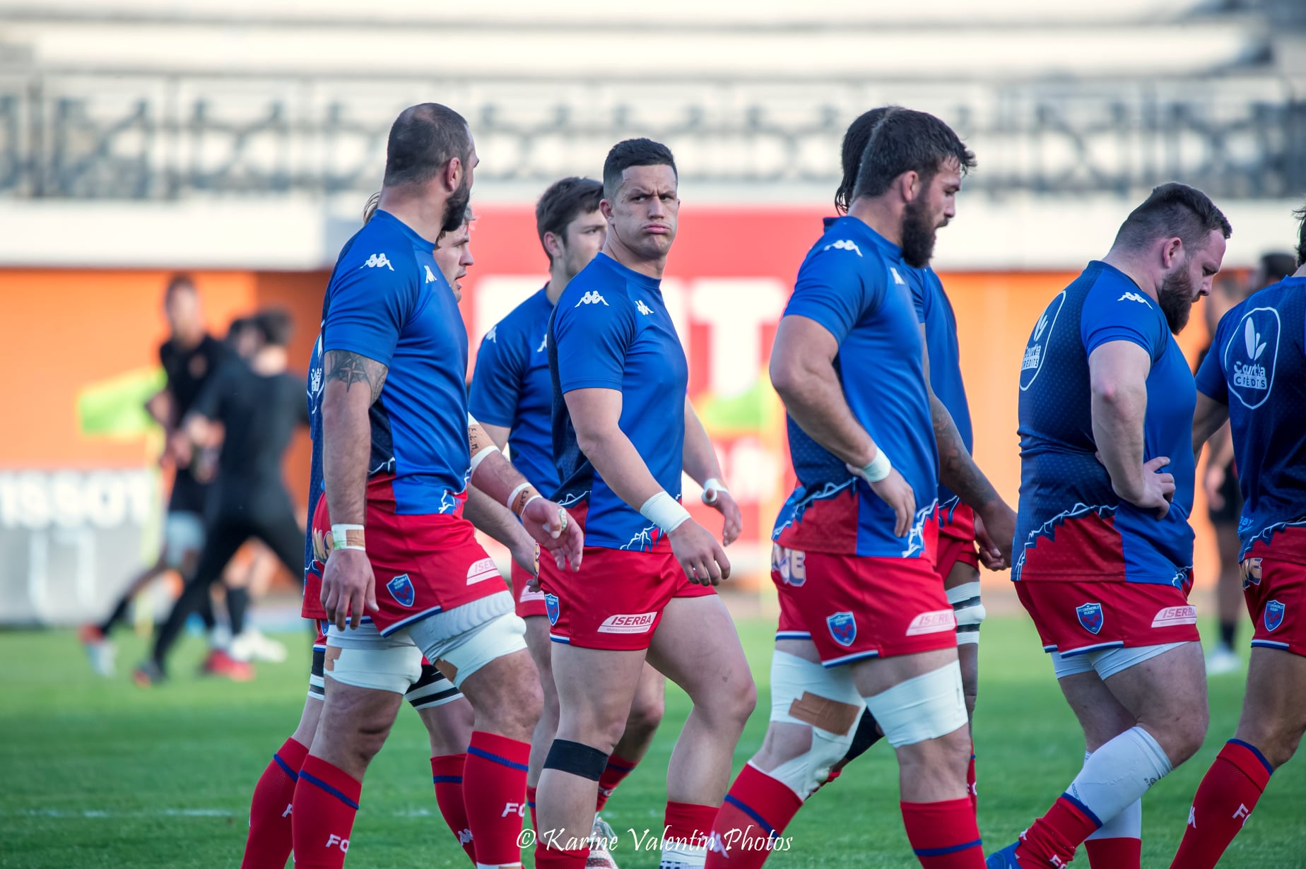 Steeve BLANC-MAPPAZ - Adrien SEGURET -  Racing Club Narbonnais - FC Grenoble Rugby - Rugby - Narbonne (32) vs (32) Grenoble - 2022 (#NarbonneVsGrenoble2022) Photo by: Karine Valentin | Siuxy Sports 2022-04-15