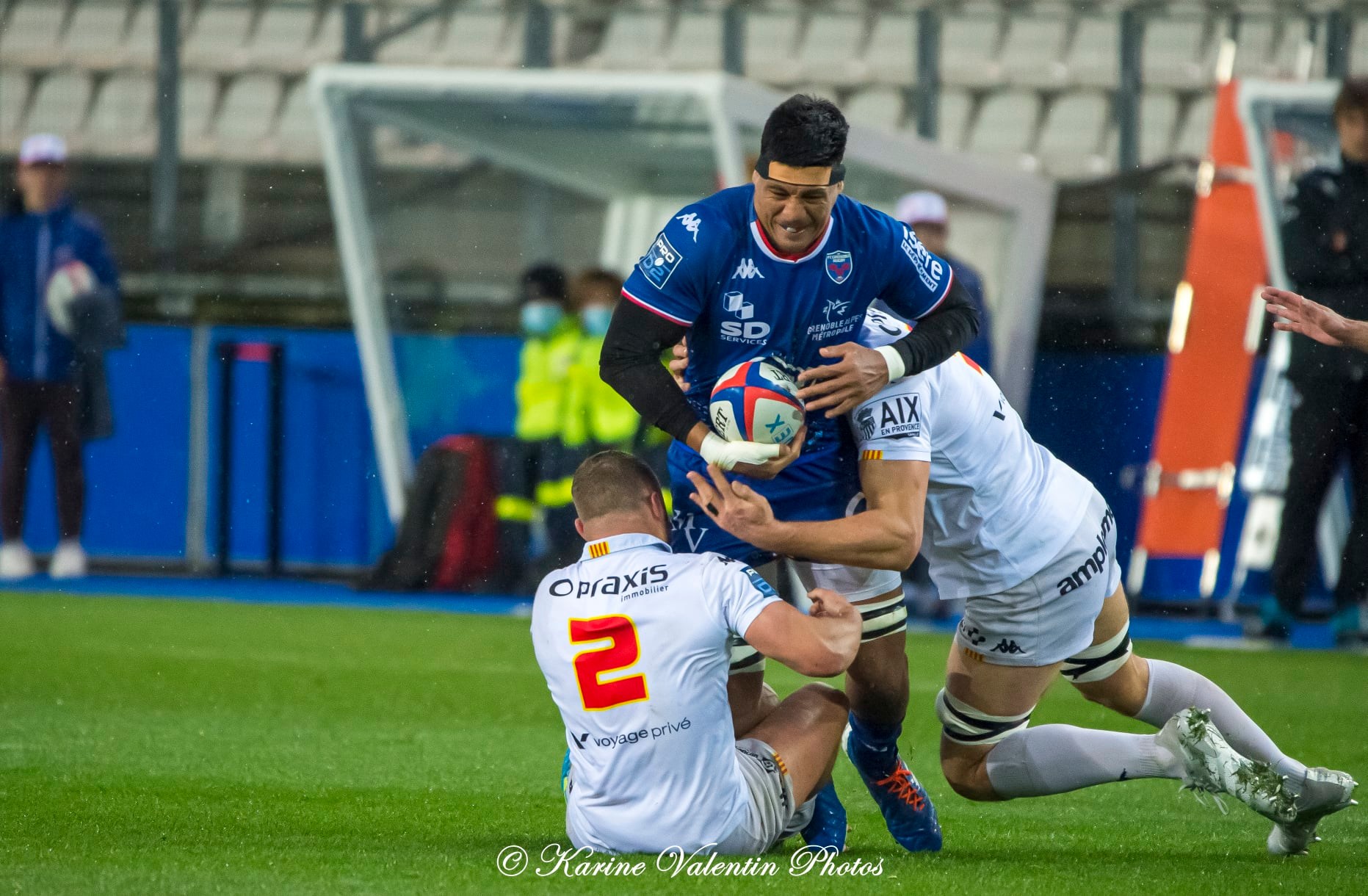 Tanginoa HALAIFONUA -  FC Grenoble Rugby - Provence - Rugby - FC Grenoble (6) vs (9) Provence Rugby - 2022 (#FCGRvsProvR2022) Photo by: Karine Valentin | Siuxy Sports 2022-04-01