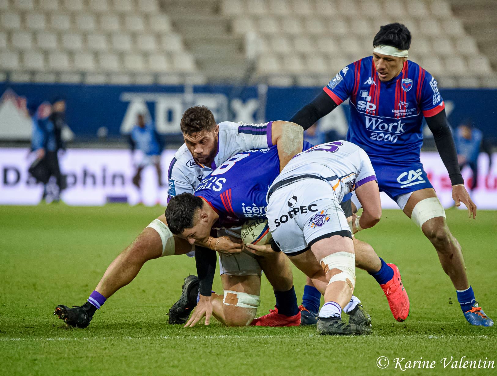  FC Grenoble Rugby - Soyaux Angoulême - Rugby - FC Grenoble VS Soyaux Angoulême (#GrenobleAngouleme2021jan) Photo by: Karine Valentin | Siuxy Sports 2021-01-15