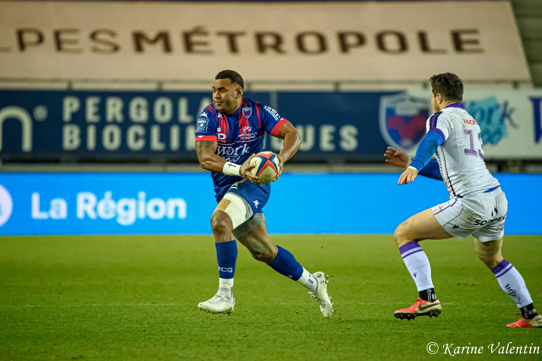 Timosi NAGUSA -  FC Grenoble Rugby - Soyaux Angoulême - Rugby - FC Grenoble VS Soyaux Angoulême (#GrenobleAngouleme2021jan) Photo by: Karine Valentin | Siuxy Sports 2021-01-15