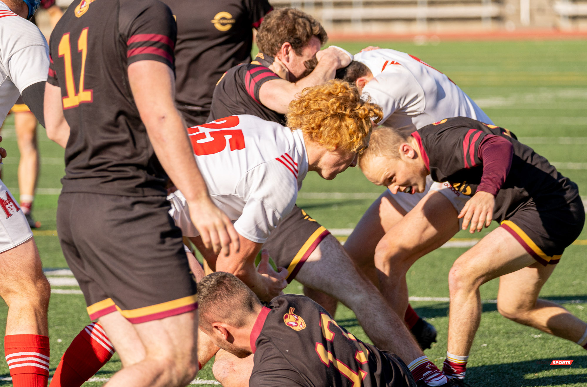 Brendan MACKENZIE - Justin SAVOIE-DAVIES -  Université McGill - Université Concordia - Rugby -  (#McGillvsConcordiaFinalsM) Photo by:  | Siuxy Sports 2021-11-06