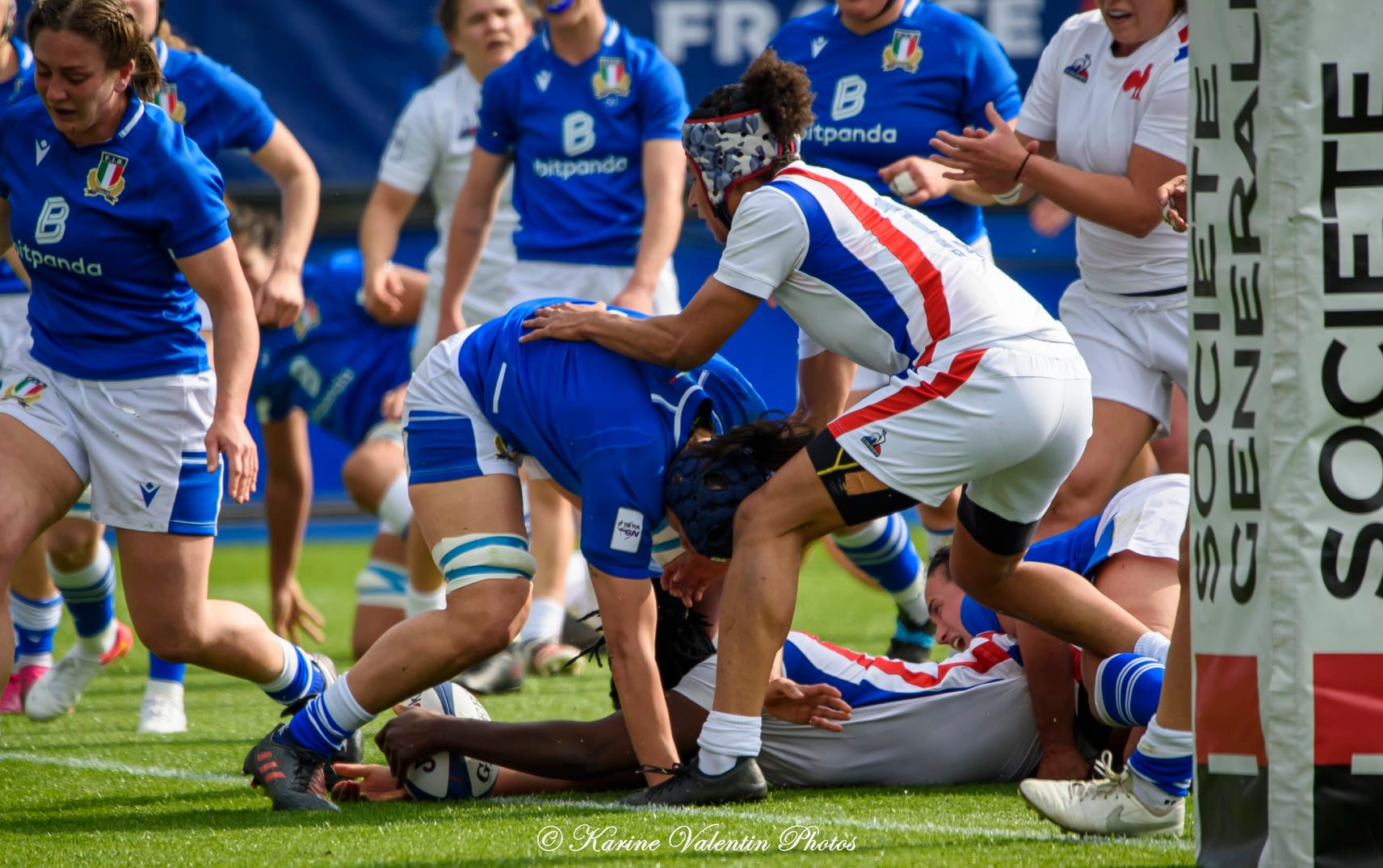  Équipe de France de rugby à XV - Nazionale di rugby a 15 dell'Italia - Rugby - France (39) vs Italie (6) - 6N fém. (#FranceVsItalie6Nfem2022) Photo by: Karine Valentin | Siuxy Sports 2022-03-27