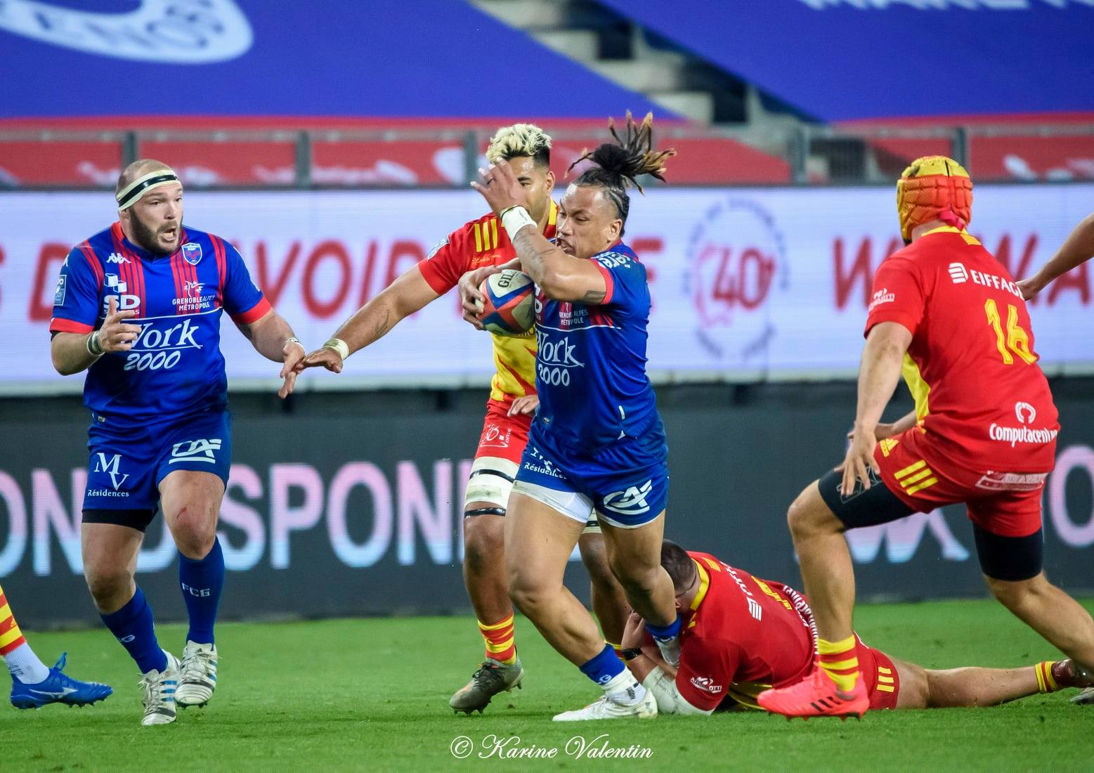  FC Grenoble Rugby - US Arlequins Perpignanais - Rugby - Grenoble Vs Perpignan (#FCGvsUSAPmar2021) Photo by: Karine Valentin | Siuxy Sports 2021-03-25