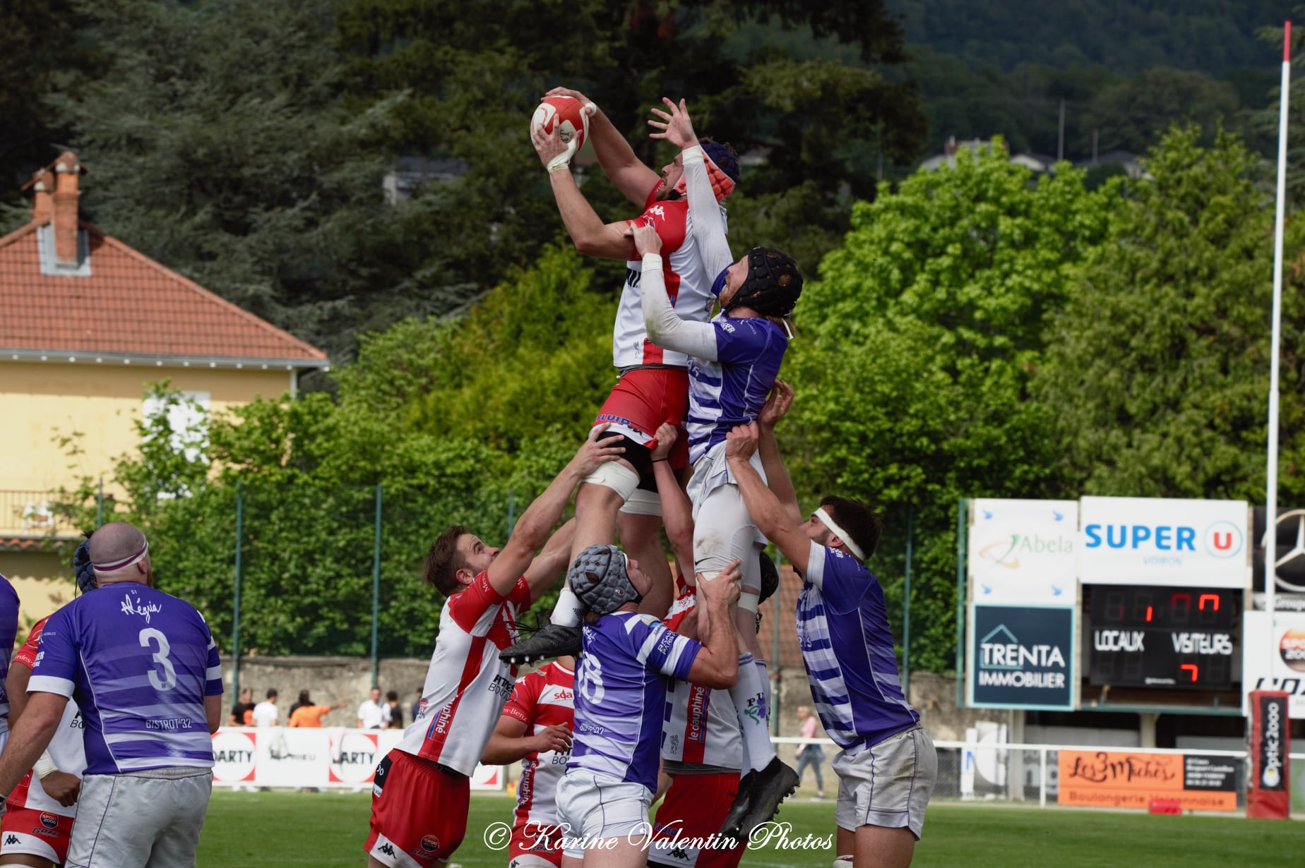  Stade Olympique Voironnais - Paris Université Club - Rugby - SOV (12) vs (47) PUC (#SOVPUC2022) Photo by: Karine Valentin | Siuxy Sports 2022-05-08