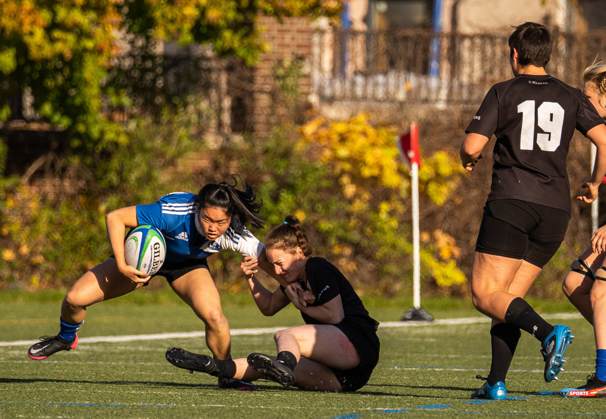 Marie-Li LAPIERRE - Savannah SKETCHLEY -  Université de Montréal - Université Carleton - Rugby -  (#3UdeMvsCarletonF) Photo by:  | Siuxy Sports 2021-11-07