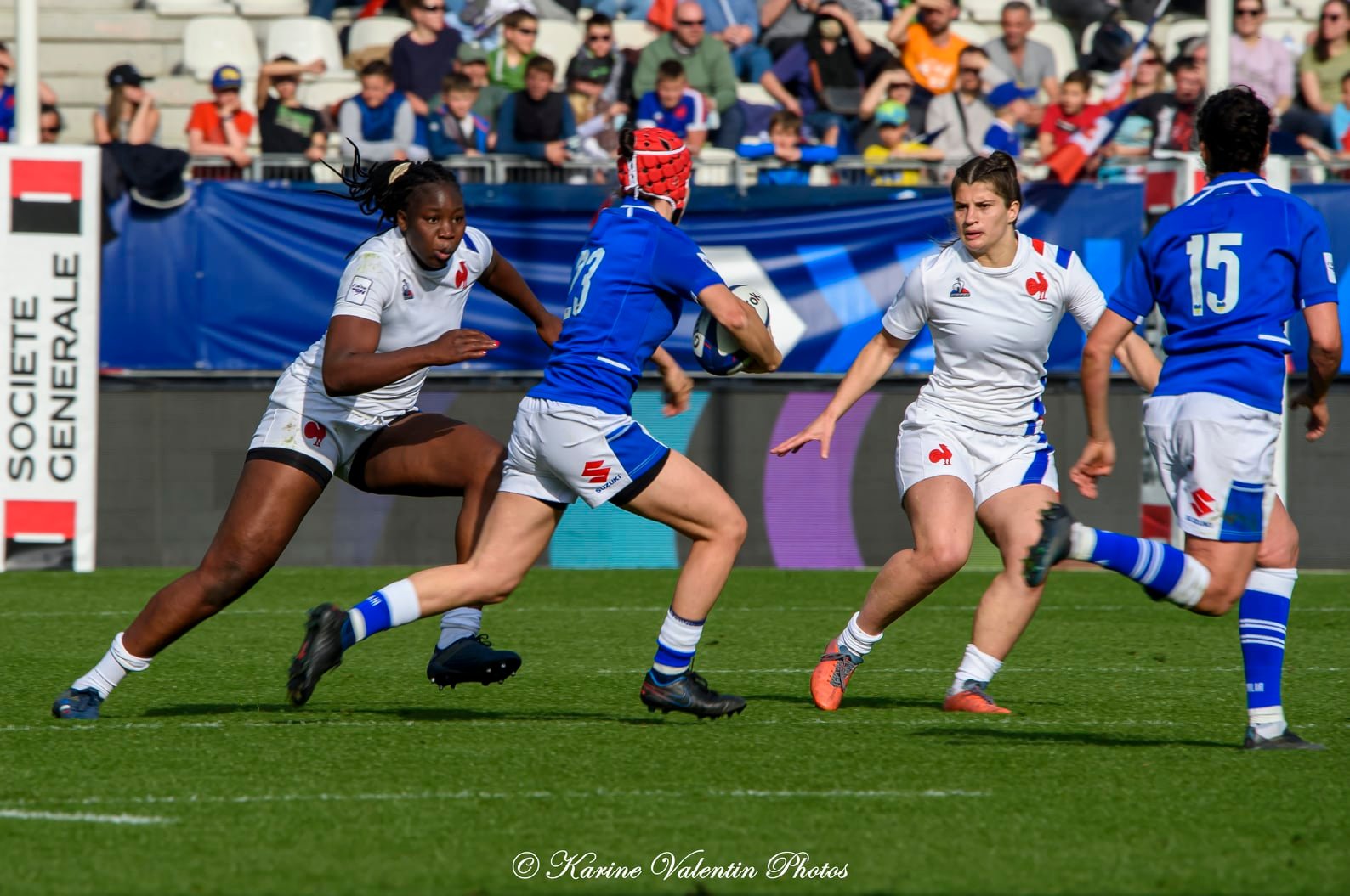  Équipe de France de rugby à XV - Nazionale di rugby a 15 dell'Italia - Rugby - France (39) vs Italie (6) - 6N fém. (#FranceVsItalie6Nfem2022) Photo by: Karine Valentin | Siuxy Sports 2022-03-27