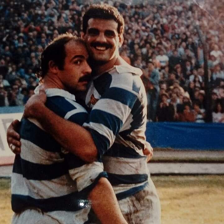 Eliseo Nicolas BRANCA - Fernando MOREL -   -  - Rugby - Abrazo de Amigos () Photo by:  | Siuxy Sports 1986-10-20