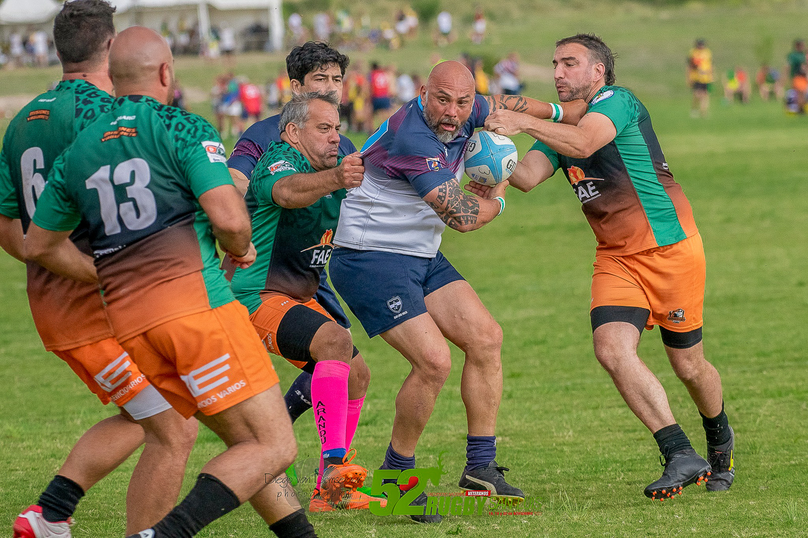  VARBA - Yaguarete - RugbyV - 52 Nacional de Veteranos de Rugby - San Luis - VARBA vs Yaguareté (#52NaVeRugbySL04VarbaYaguarete) Photo by: Diego van Domselaar | Siuxy Sports 2022-11-20