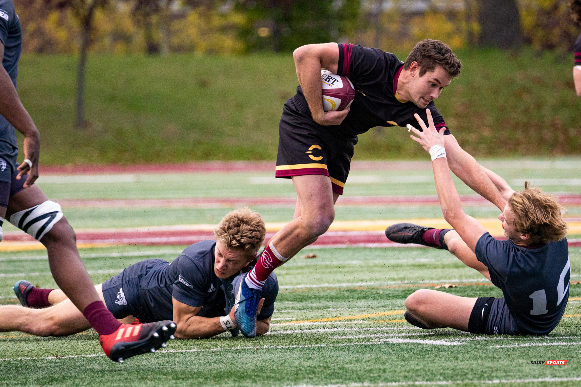 Jamie ARMSTRONG - Aidan MCMULLAN -  Université Concordia - Université Ottawa - Rugby -  (#ConcordiaVsOttawa2021m) Photo by:  | Siuxy Sports 2021-10-30