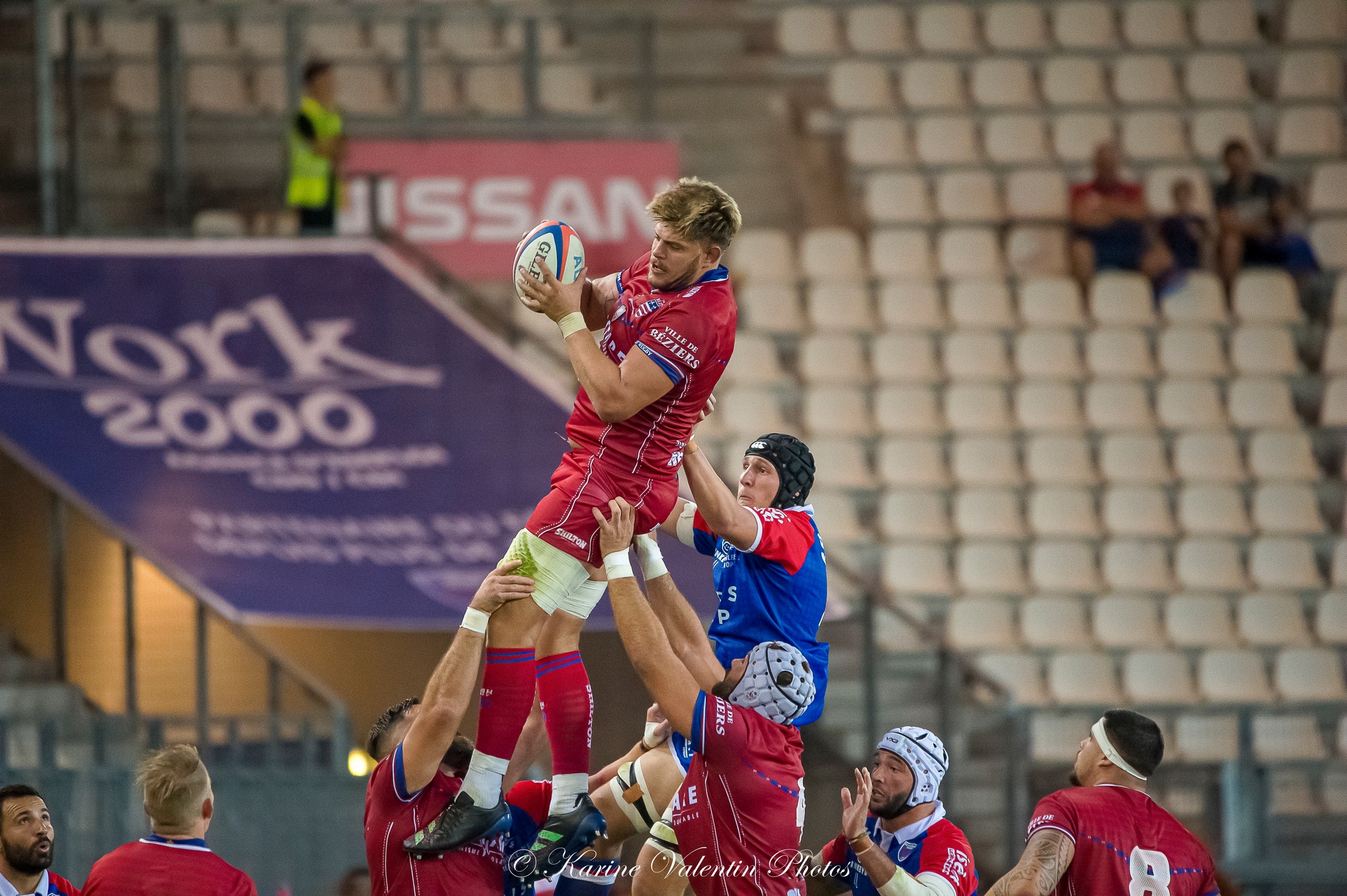 Pierre GAYRAUD -  FC Grenoble Rugby - AS Béziers Hérault - Rugby - FC GRENOBLE RUGBY (19) VS (15) AS BÉZIERS HÉRAULT (#FCGvsASBHaou2022) Photo by: Karine Valentin | Siuxy Sports 2022-08-26