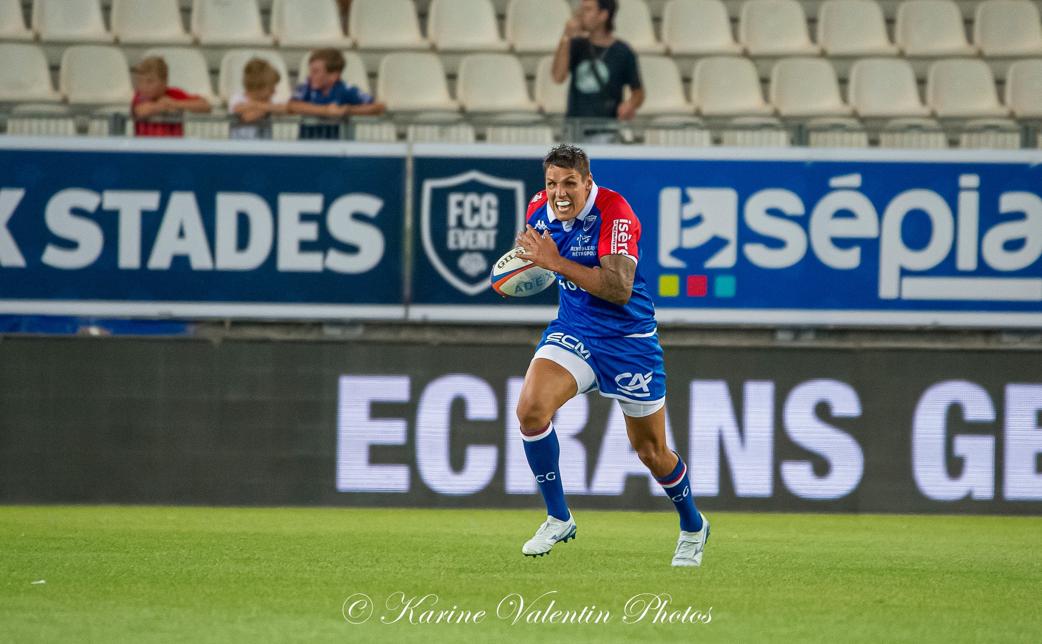 Romain BARTHÉLÉMY -  FC Grenoble Rugby - AS Béziers Hérault - Rugby - FC GRENOBLE RUGBY (19) VS (15) AS BÉZIERS HÉRAULT (#FCGvsASBHaou2022) Photo by: Karine Valentin | Siuxy Sports 2022-08-26