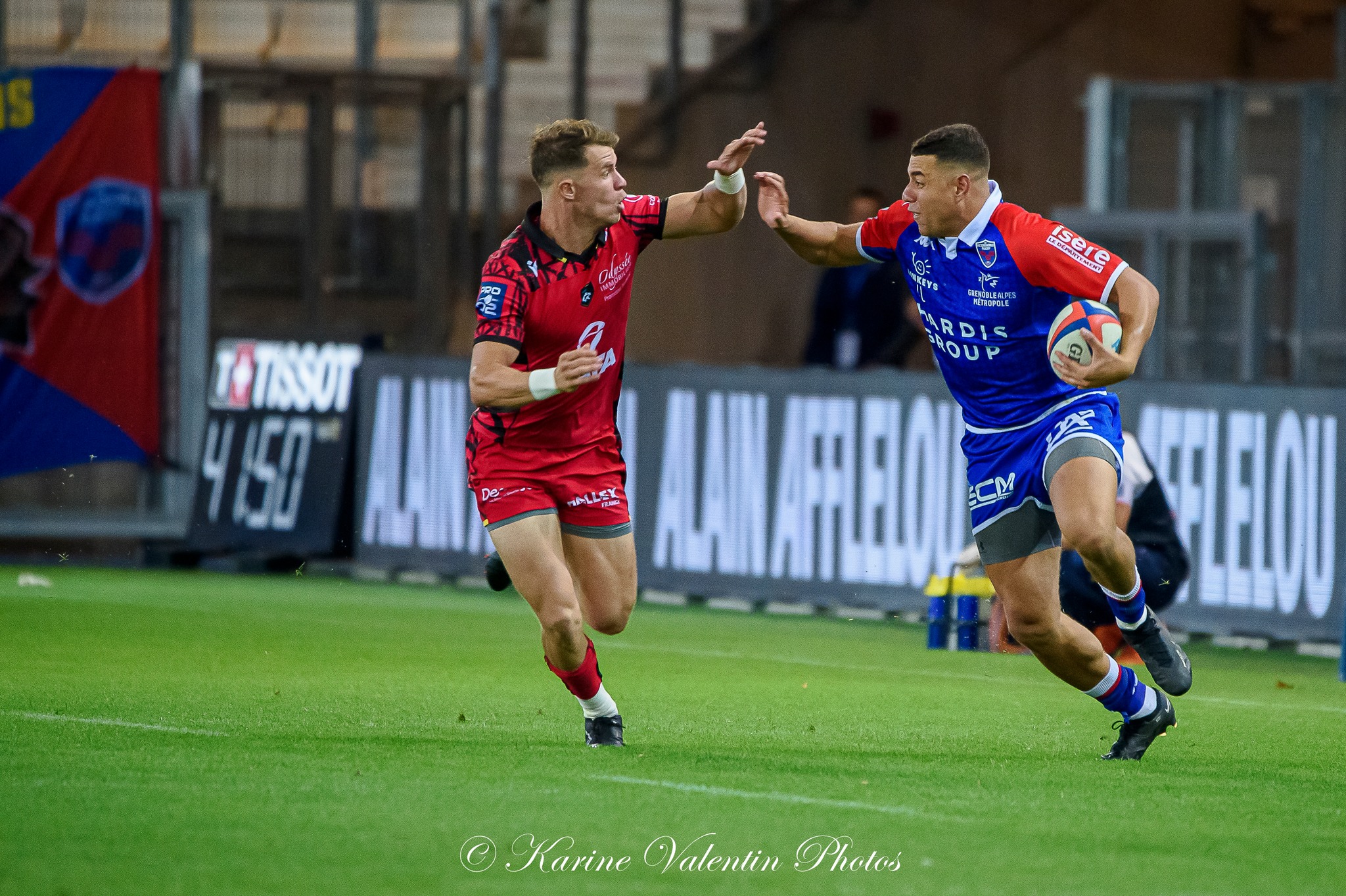 Karim QADIRI -  FC Grenoble Rugby - Rouen Normandie Rugby - Rugby - FC Grenoble (20) vs (6) Rouen (#FCGvsRouen2022ReelA) Photo by: Karine Valentin | Siuxy Sports 2022-09-16