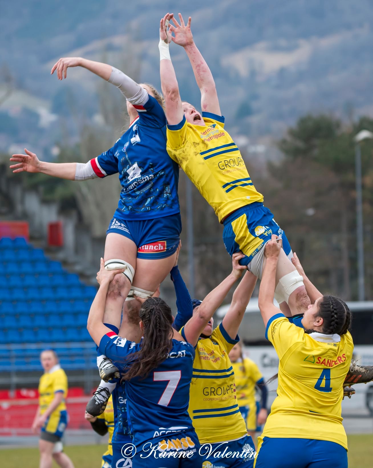  FC Grenoble Rugby - ASM Romagnat rugby féminin - Rugby - Grenoble Amazones vs ASM Romagnat (#FCGVsASMRomagnat2022) Photo by: Karine Valentin | Siuxy Sports 2022-02-06