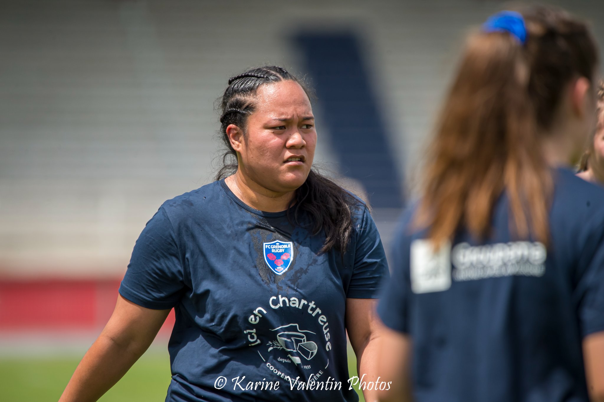 Eleanore TIALETAGI -  FC Grenoble Rugby - Lille Métropole Rugby Club Villeneuvois - Rugby - FCG Amazones (24) vs (19) LMRCV - 1/4 de finale Fed 1  (#AmazonesVsLMRCV2022) Photo by: Karine Valentin | Siuxy Sports 2022-05-21