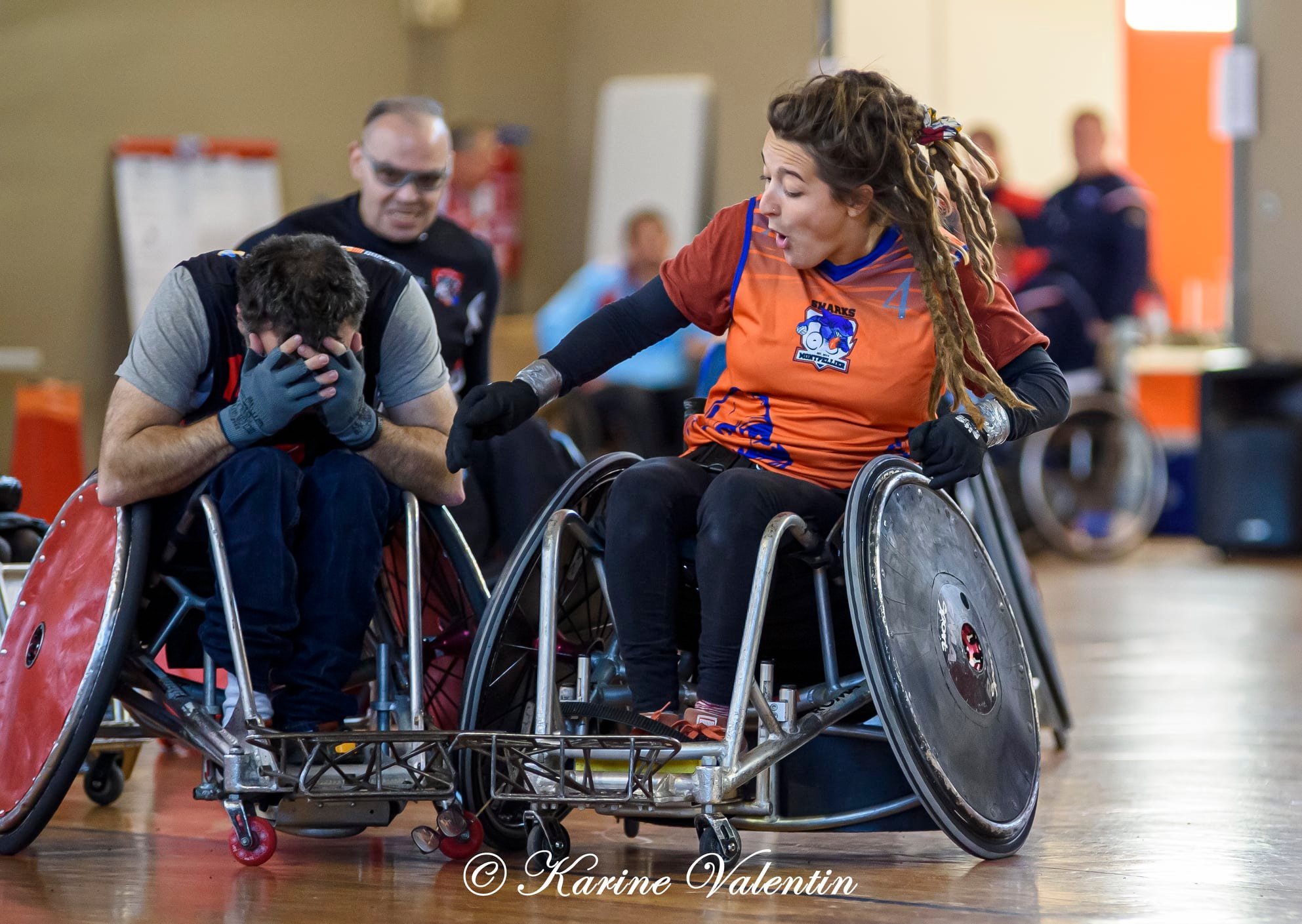  Montpellier Hérault Rugby - RFC Toulon Provence Méditerranée - Wheelchair rugby -  (#QuadRugbyMontpeRFCTPM2021Nov) Photo by: Karine Valentin | Siuxy Sports 2021-11-20