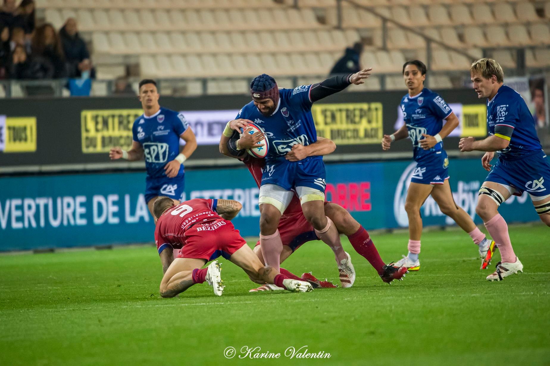  FC Grenoble Rugby - AS Béziers Hérault - Rugby - FC Grenoble Rugby vs. AS Béziers Hérault (#FCGvsASBHoct2021) Photo by: Karine Valentin | Siuxy Sports 2021-10-15