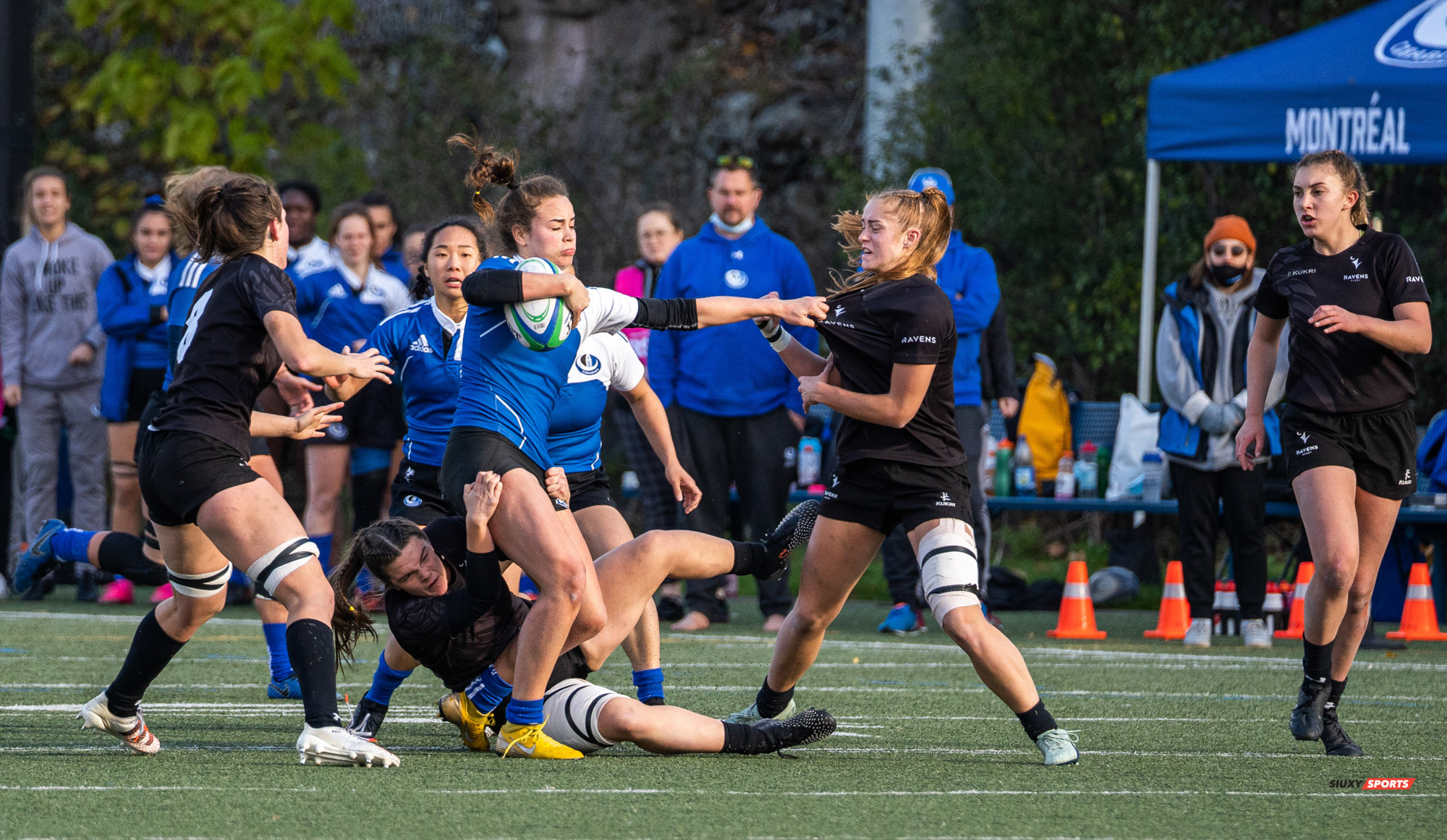 Rosalie AUTHIER - Kaitlyn COX -  Université de Montréal - Université Carleton - Rugby -  (#3UdeMvsCarletonF) Photo by:  | Siuxy Sports 2021-11-07