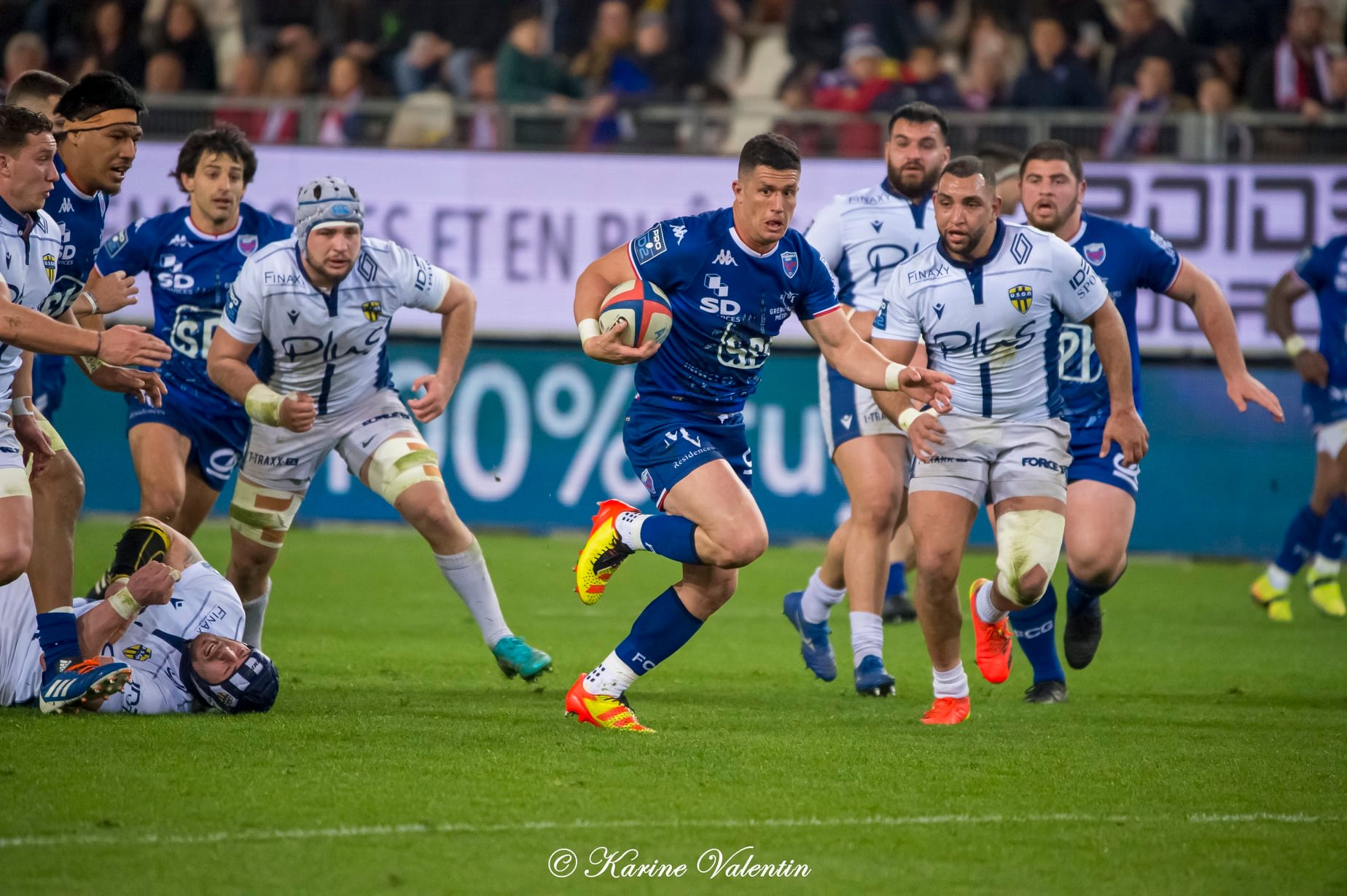 Adrien SEGURET -  FC Grenoble Rugby - USON Nevers - Rugby - FC Grenoble Rugby (34) vs USON Nevers (10) - 2022 (#FCGvsUSON2022) Photo by: Karine Valentin | Siuxy Sports 2022-03-04