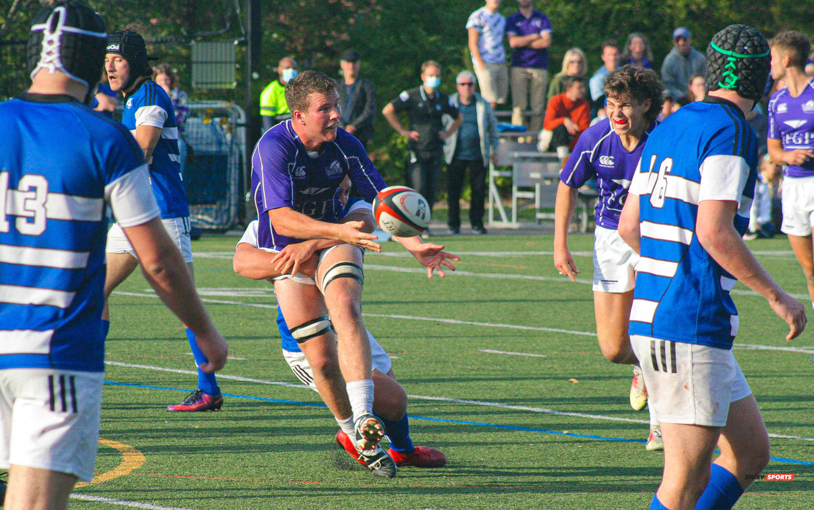Kai MOORE -  Université de Montréal - Bishop's University - Rugby -  (#UdeMvsBishopM2021) Photo by:  | Siuxy Sports 2021-10-09