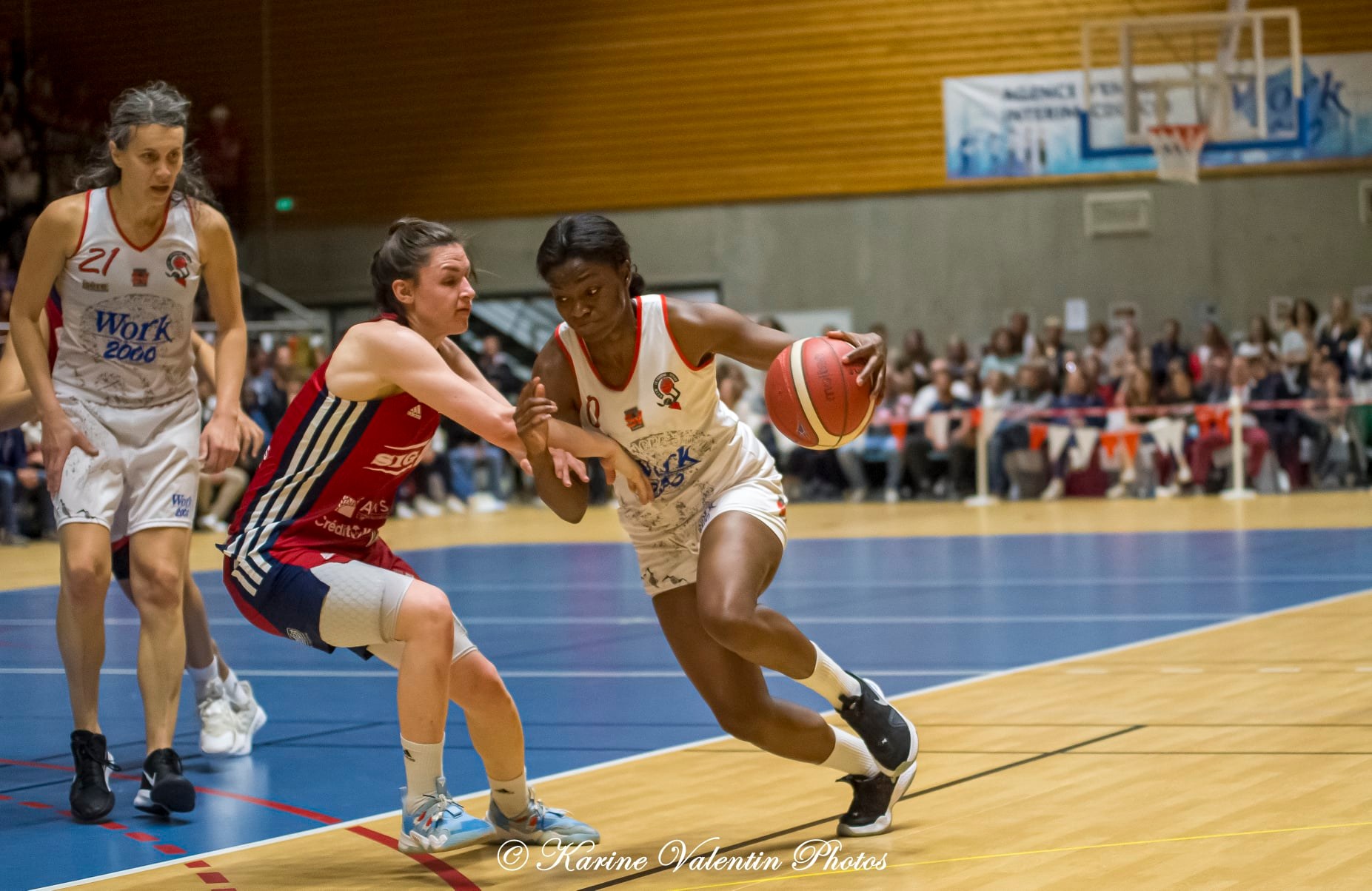 Anna Sara NGO NDJOCK - Aurore PAUTOU -  BC Tronche Meylan - SIG Strasbourg - Basketball - BCTM (73) vs (58) SIG - 2022 (#FFBBB22CTMSIG) Photo by: Karine Valentin | Siuxy Sports 2022-04-20
