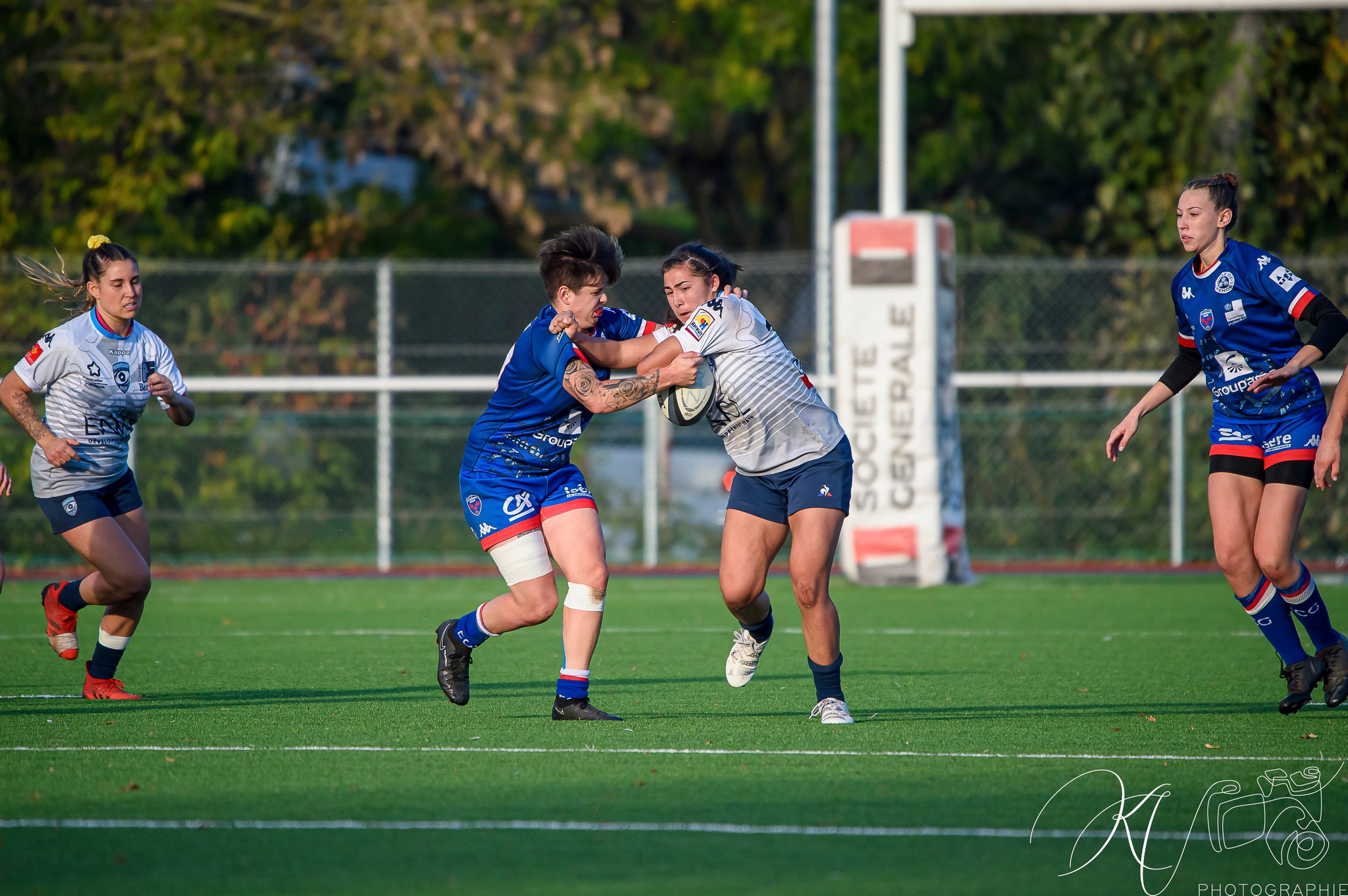  FC Grenoble Rugby - Montpellier Hérault Rugby - Rugby - Reserve FCG Amazones (33) vs (7) Montpellier HR (#FCGMHR2022) Photo by: Karine Valentin | Siuxy Sports 2022-11-13