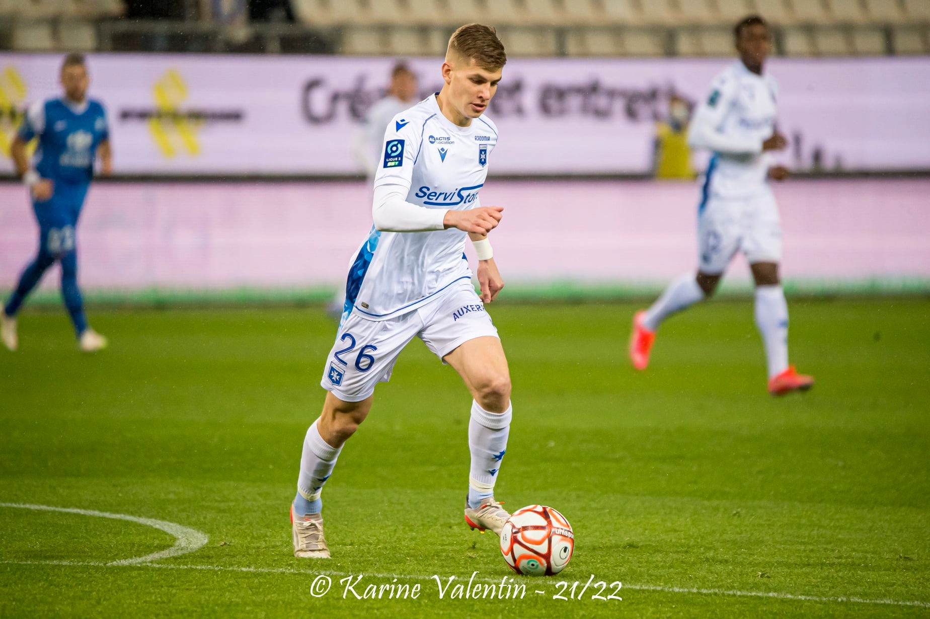 Paul JOLY -  Grenoble Foot 38 - AJ Auxerre - Soccer - GF38 vs AJ Auxerre  (#GF38vsAJAuxerre2022jan) Photo by: Karine Valentin | Siuxy Sports 2022-01-08