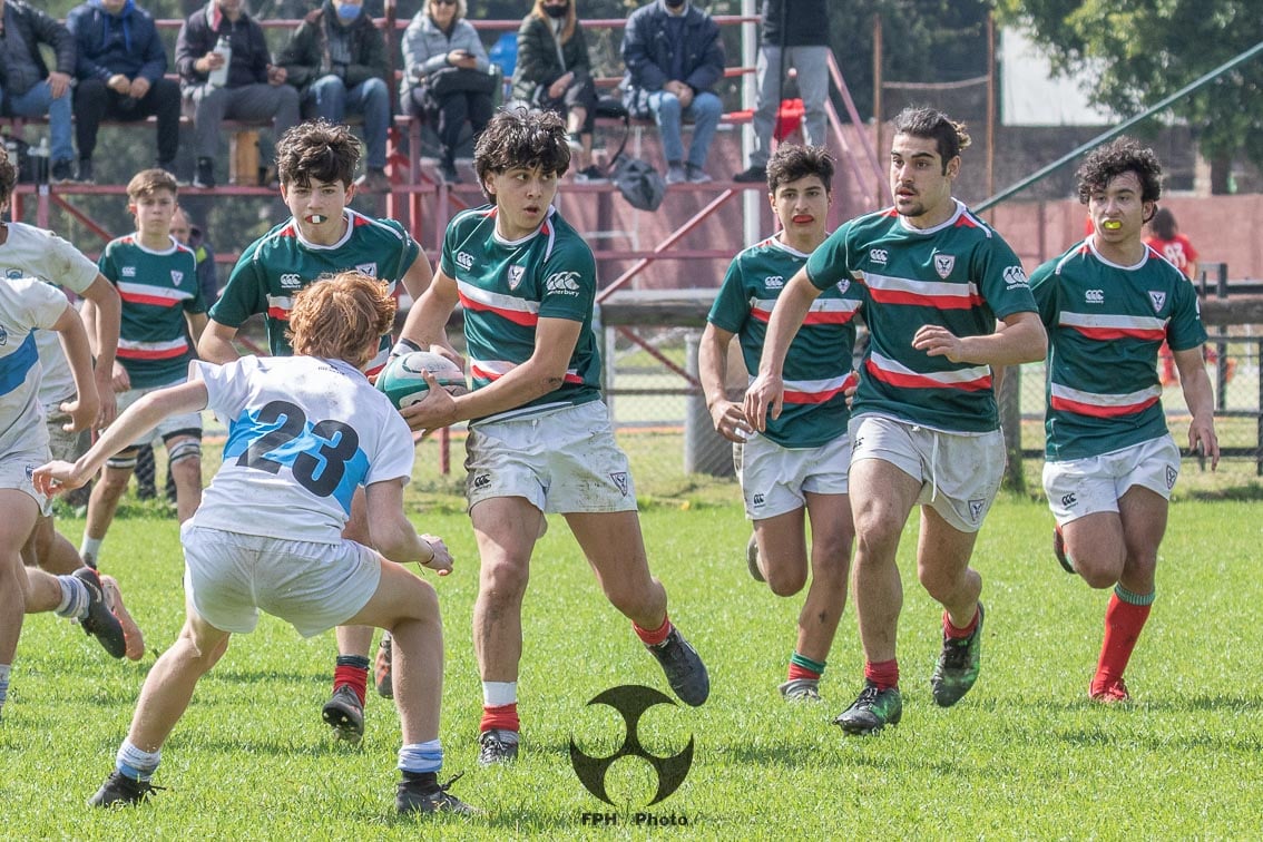 Bautista BONAFINI - Matias CABRERA - Santiago VENTURA -  Sociedad Italiana de Tiro al Segno - Club de Gimnasia y Esgrima - Rugby - SITAS vs GEBA - M15 URBA (#SITASvsGEBA2021M15) Photo by: Alan Roy Bahamonde | Siuxy Sports 2021-09-05