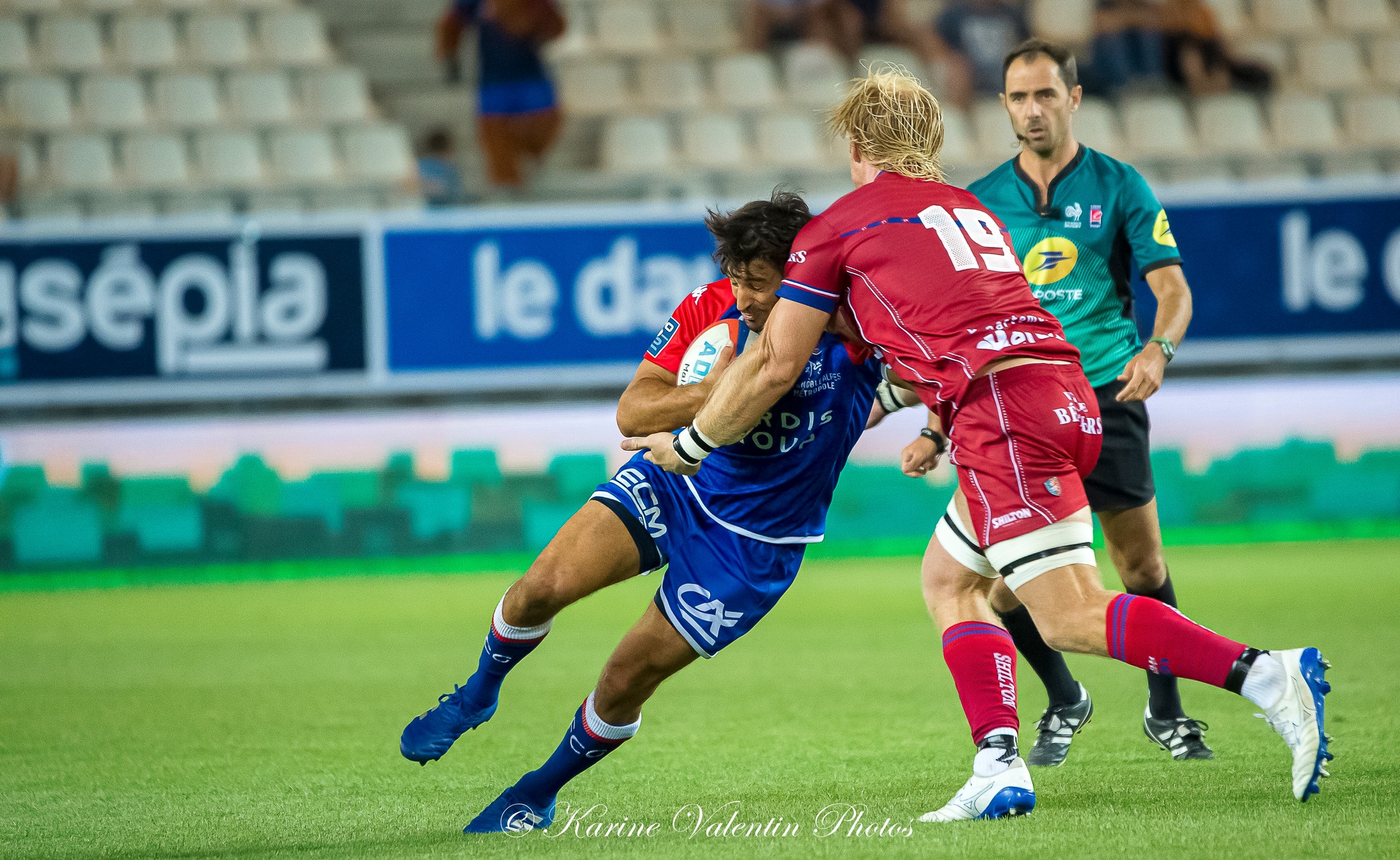 Felipe EZCURRA -  FC Grenoble Rugby - AS Béziers Hérault - Rugby - FC GRENOBLE RUGBY (19) VS (15) AS BÉZIERS HÉRAULT (#FCGvsASBHaou2022) Photo by: Karine Valentin | Siuxy Sports 2022-08-26